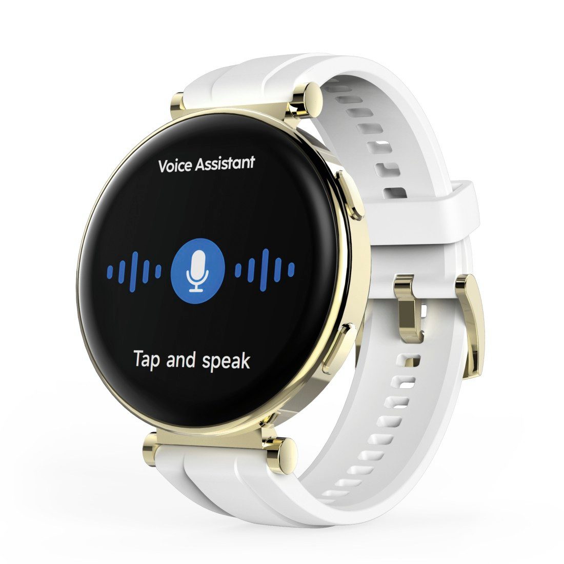 Hama Smartwatch Ronde smartwatch 1,32“ (fitness, belfunctie, hartslag, waterdicht)
