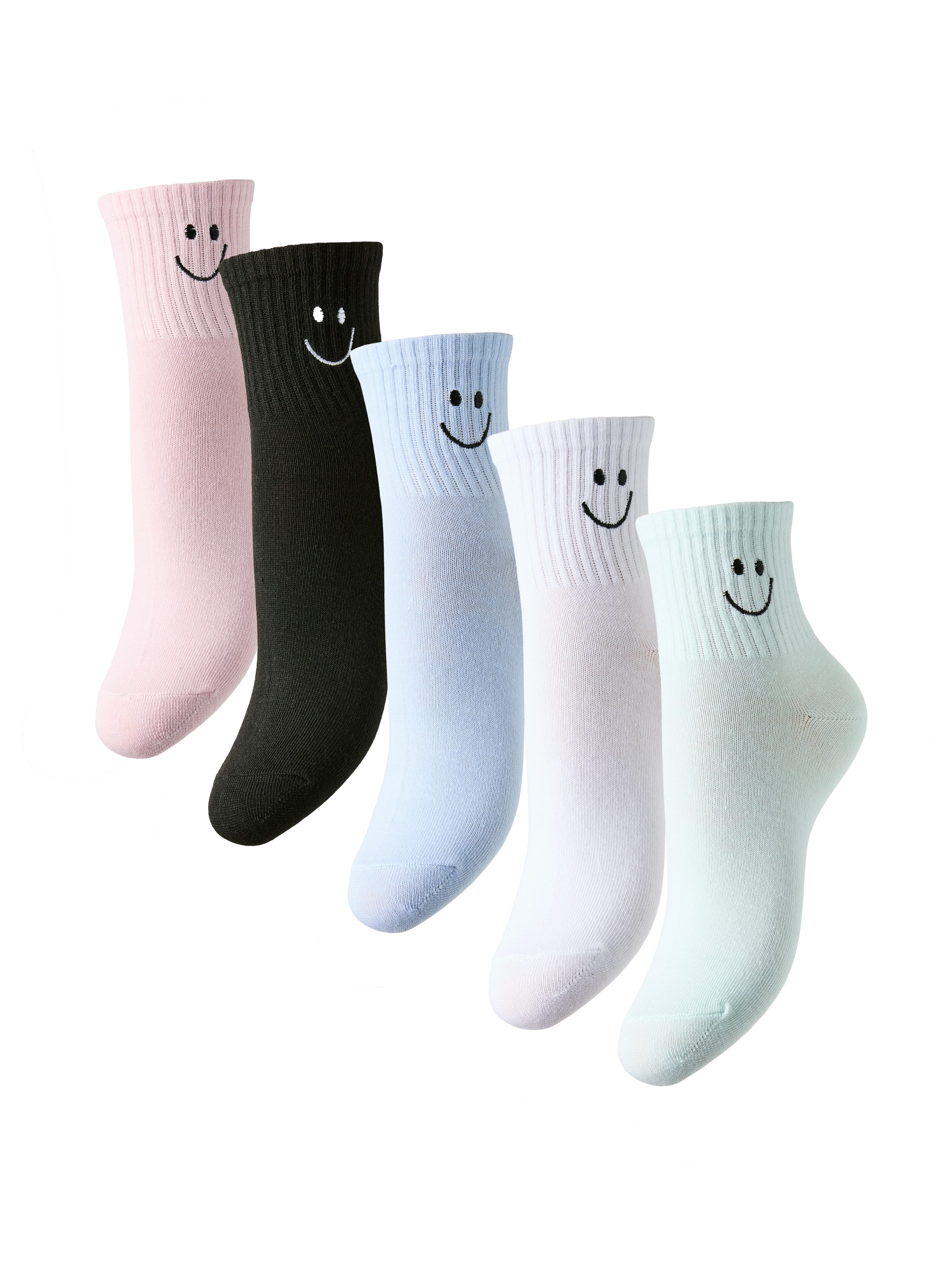 pieces Vrijetijdssokken PCMINDRA SOCKS 5 PACK BC (set, 5 paar)