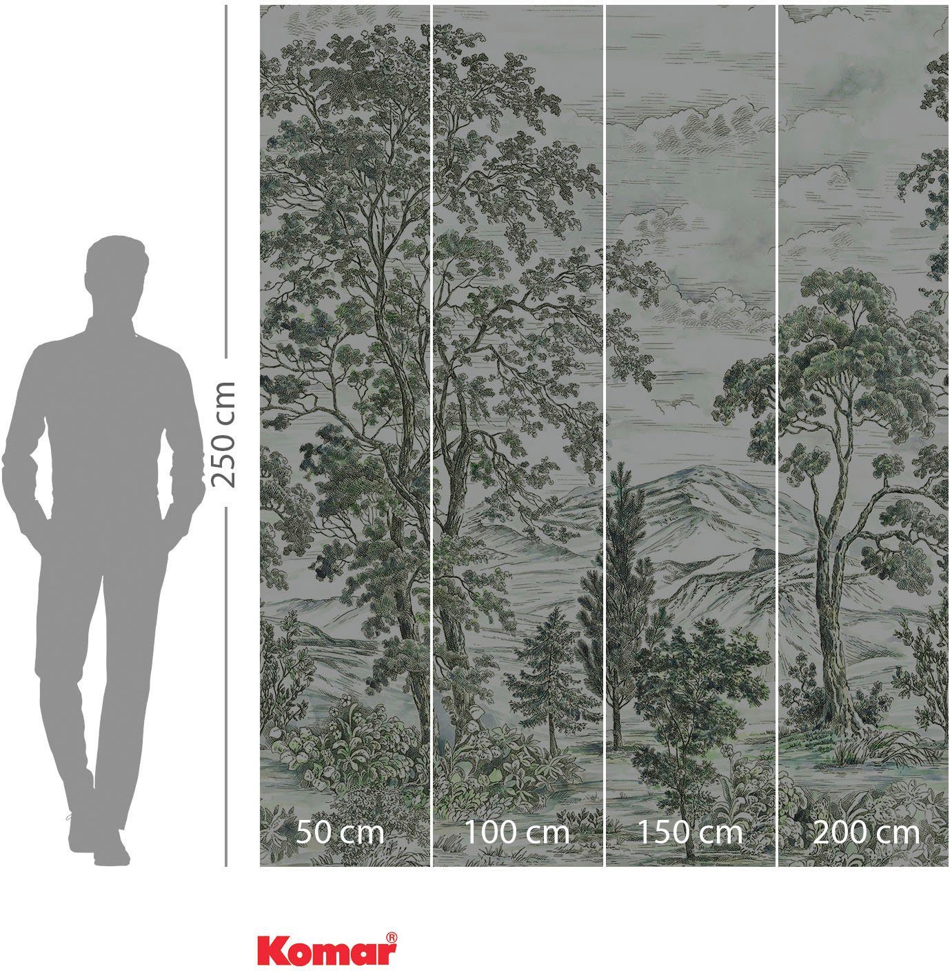 Komar Vliesbehang Digitale print vlies - Forest Fairy - Afmeting 200 x 250 cm (1 stuk)