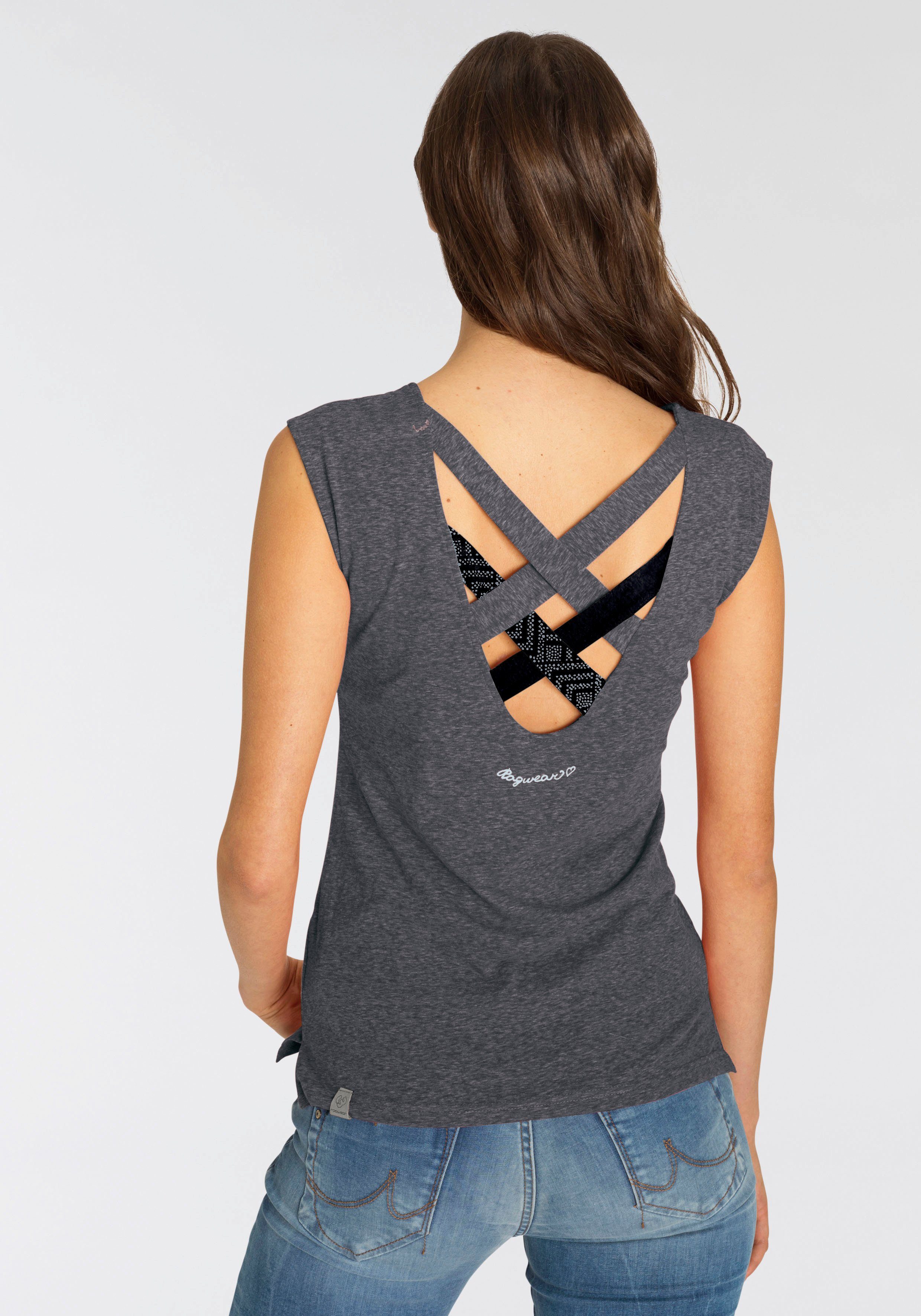 Ragwear T-shirt SOFIA O met bijzondere ruglijn