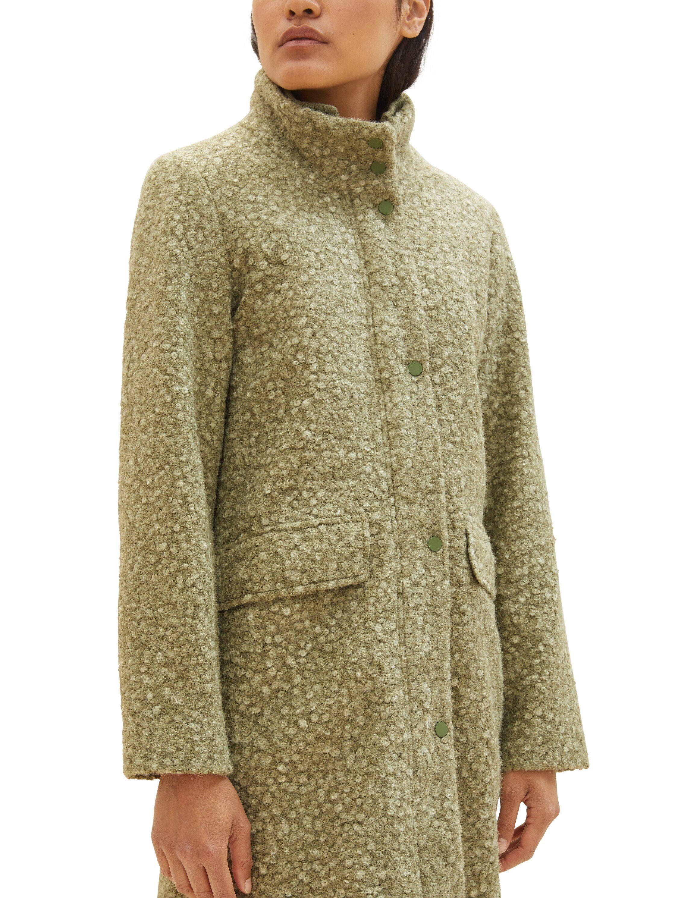 Tom Tailor Denim Korte jas met rits en drukknoopsluiting