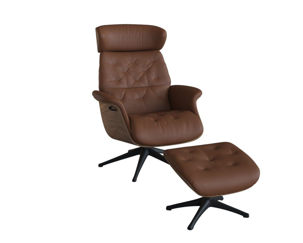 FLEXLUX Relaxfauteuil Volden, functionele stoel, gestoffeerde stoel, armleuningen, TV-fauteuil