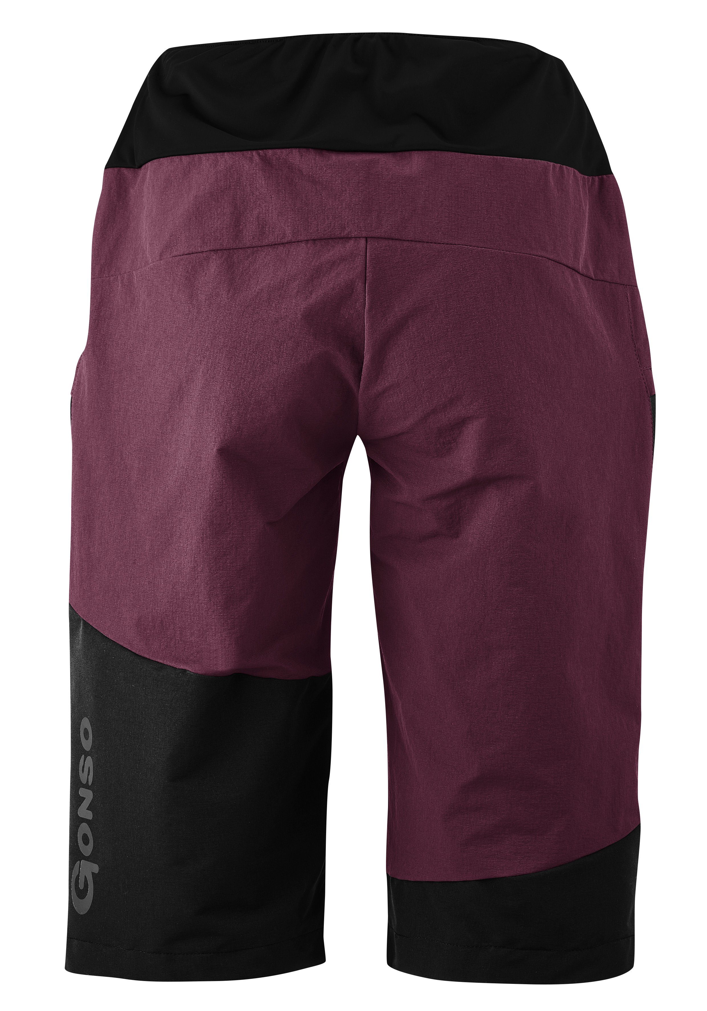 Gonso Fietsbroekje LOMASO Heren fiets-short, MTB fietspants met zitkussen, flexibele taille