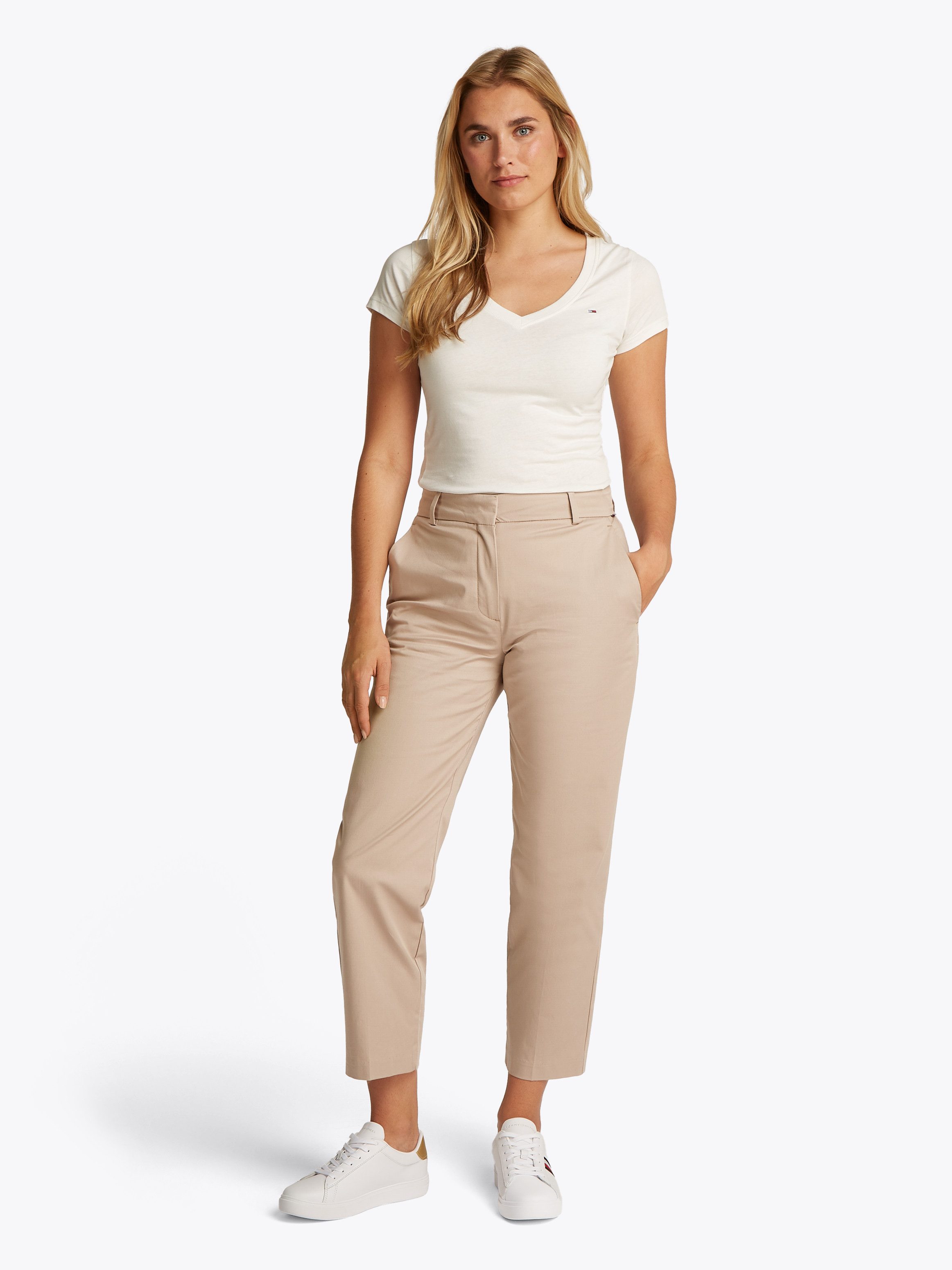 Tommy Hilfiger Chino met persplooien