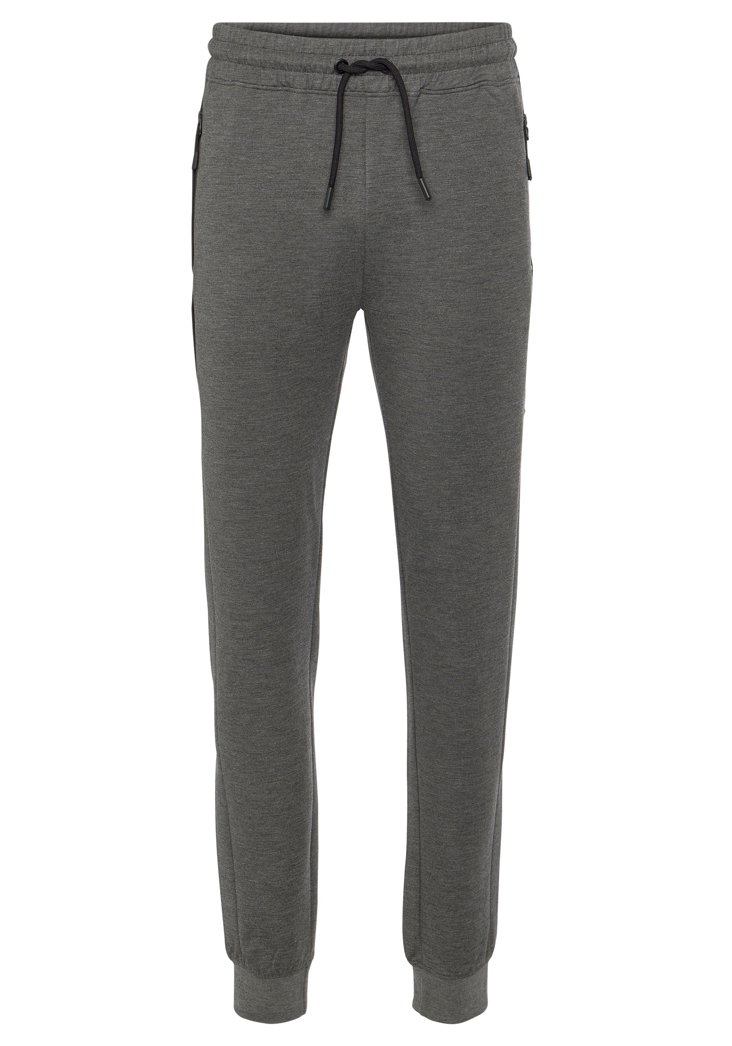 AUTHENTIC LE JOGGER Joggingbroek Sportbroek met ritszakken en mesh-inzetstukken