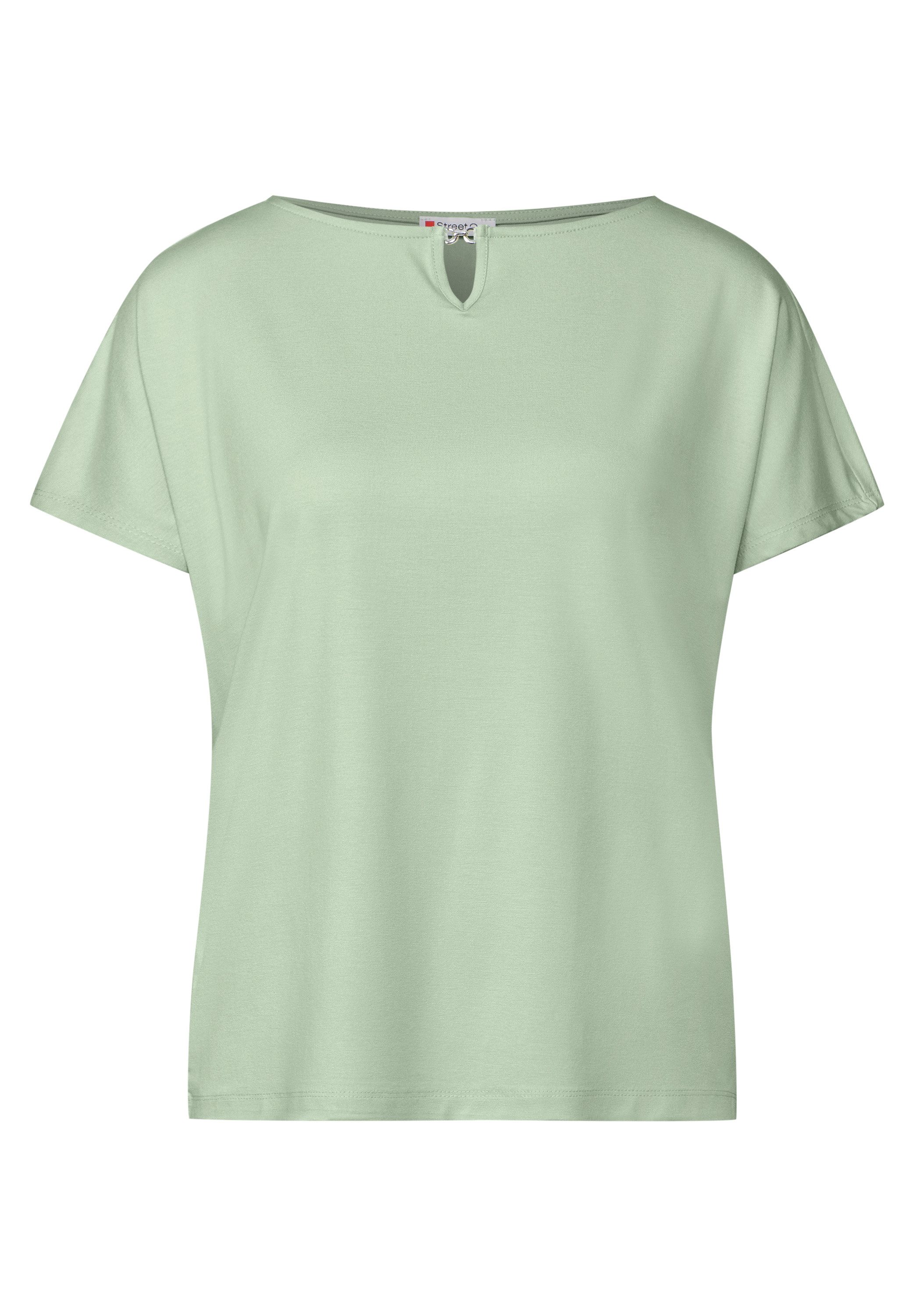 STREET ONE Shirttop met een cut-outdetail