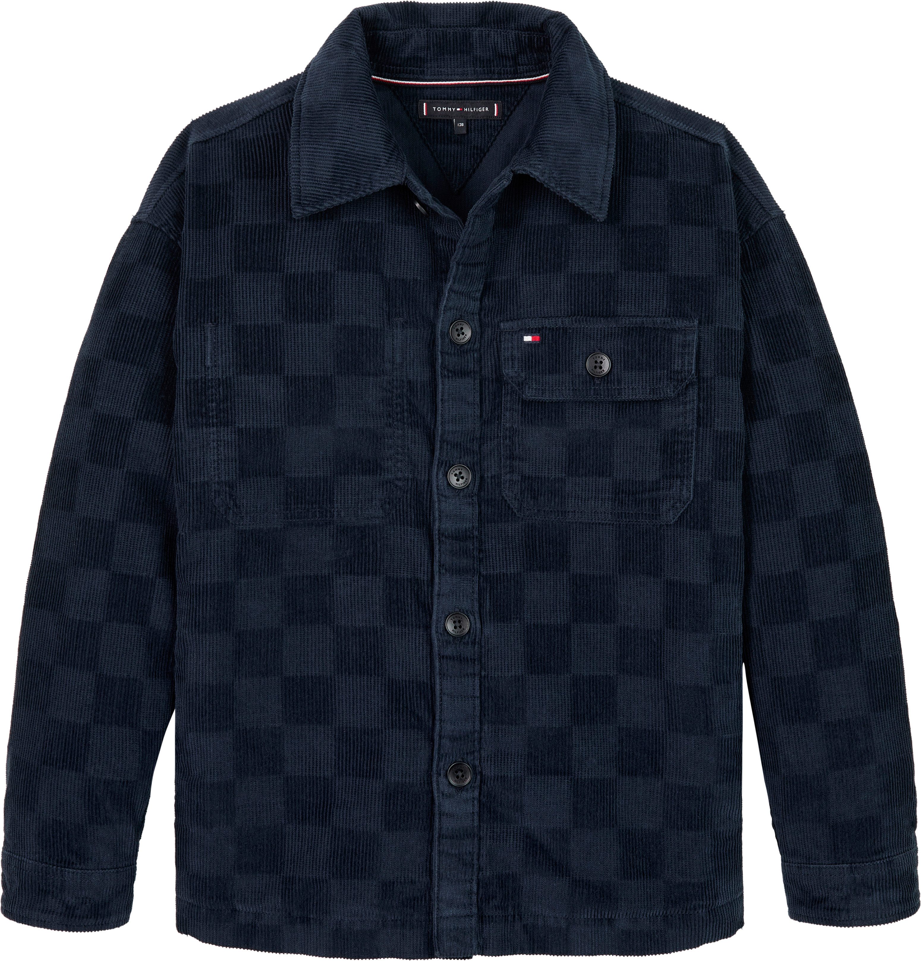 Tommy Hilfiger Overhemd met lange mouwen CHECKERBOARD CORDUROY SHIRT LS