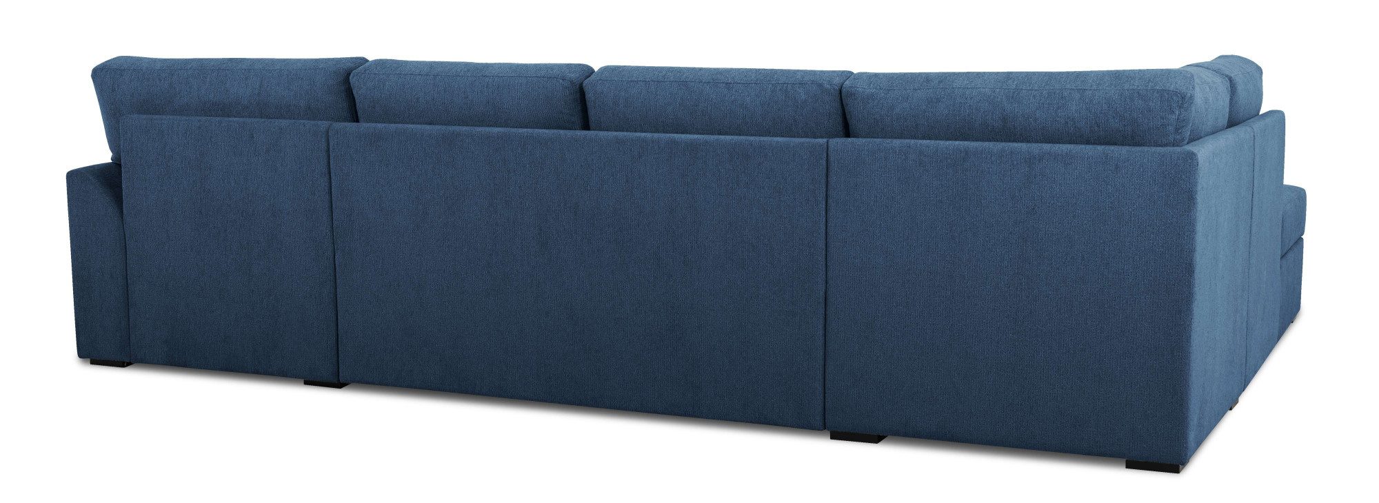 Home affaire Zithoek Citry Breedte 309 cm, chenille, bedfunctie, bedlade, U-vorm