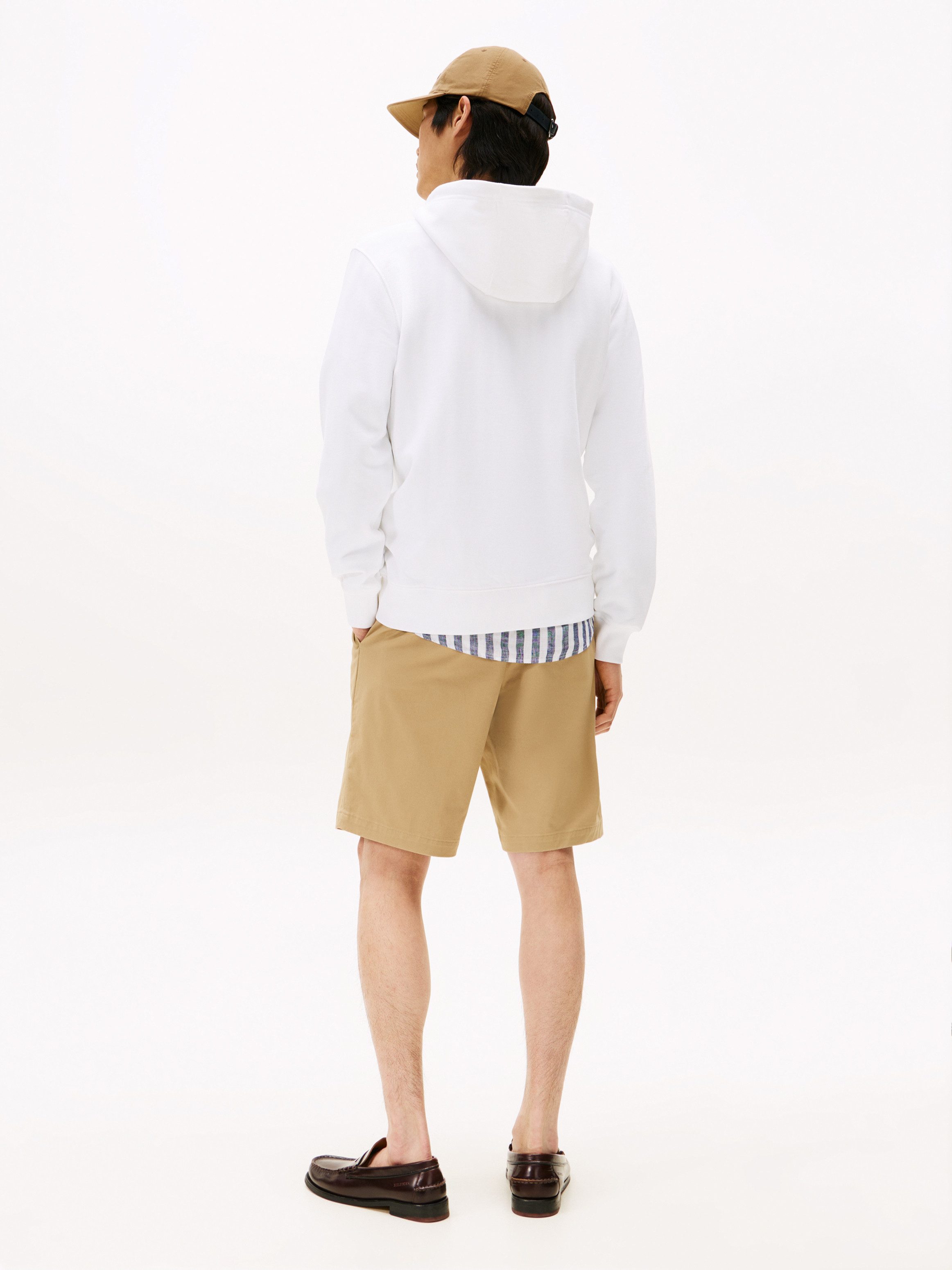 Tommy Hilfiger Capuchonsweatvest HILFIGER STACKED HOODED ZIP TH