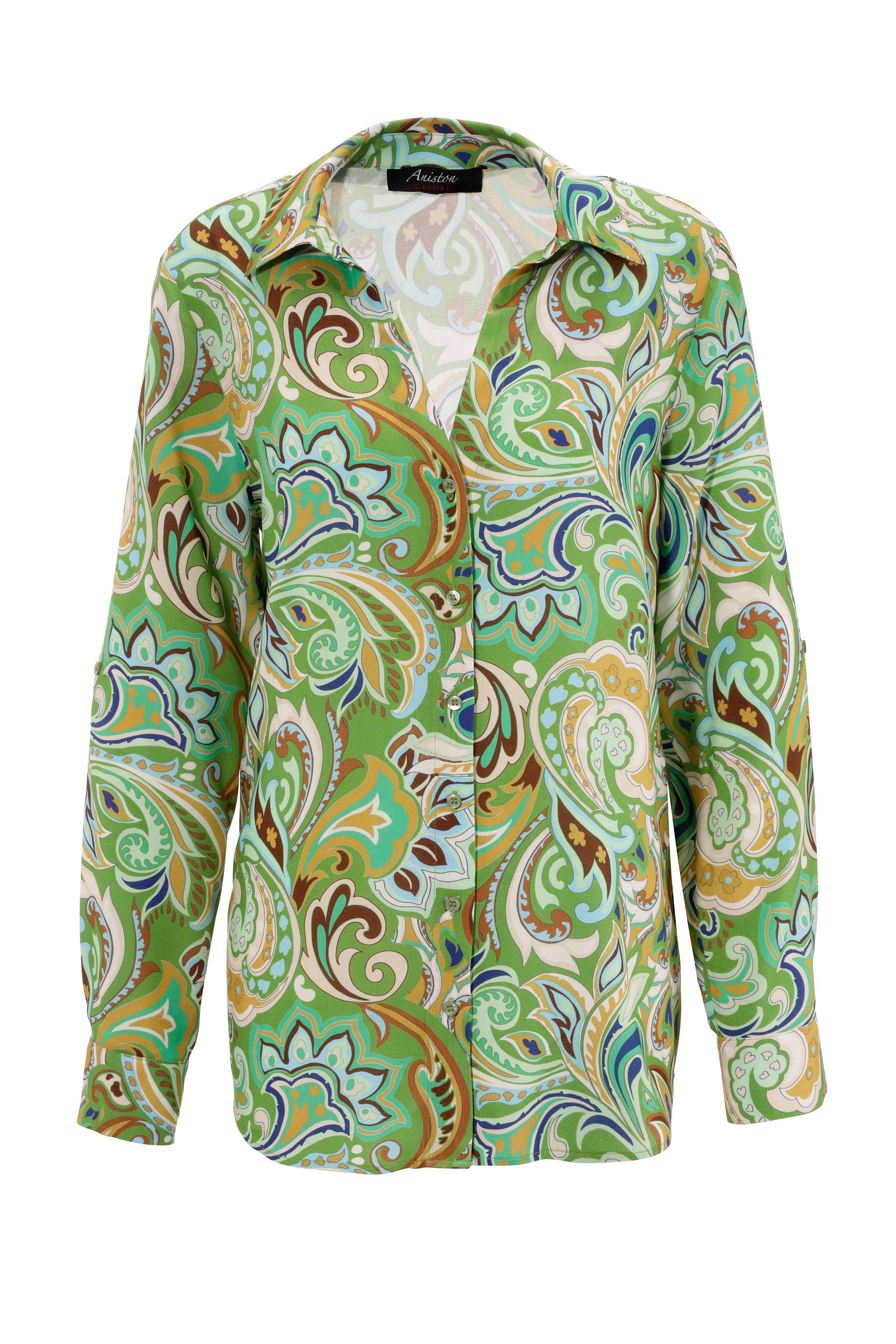 Aniston CASUAL Overhemdblouse grafische paisley-patroon - elk stuk is uniek