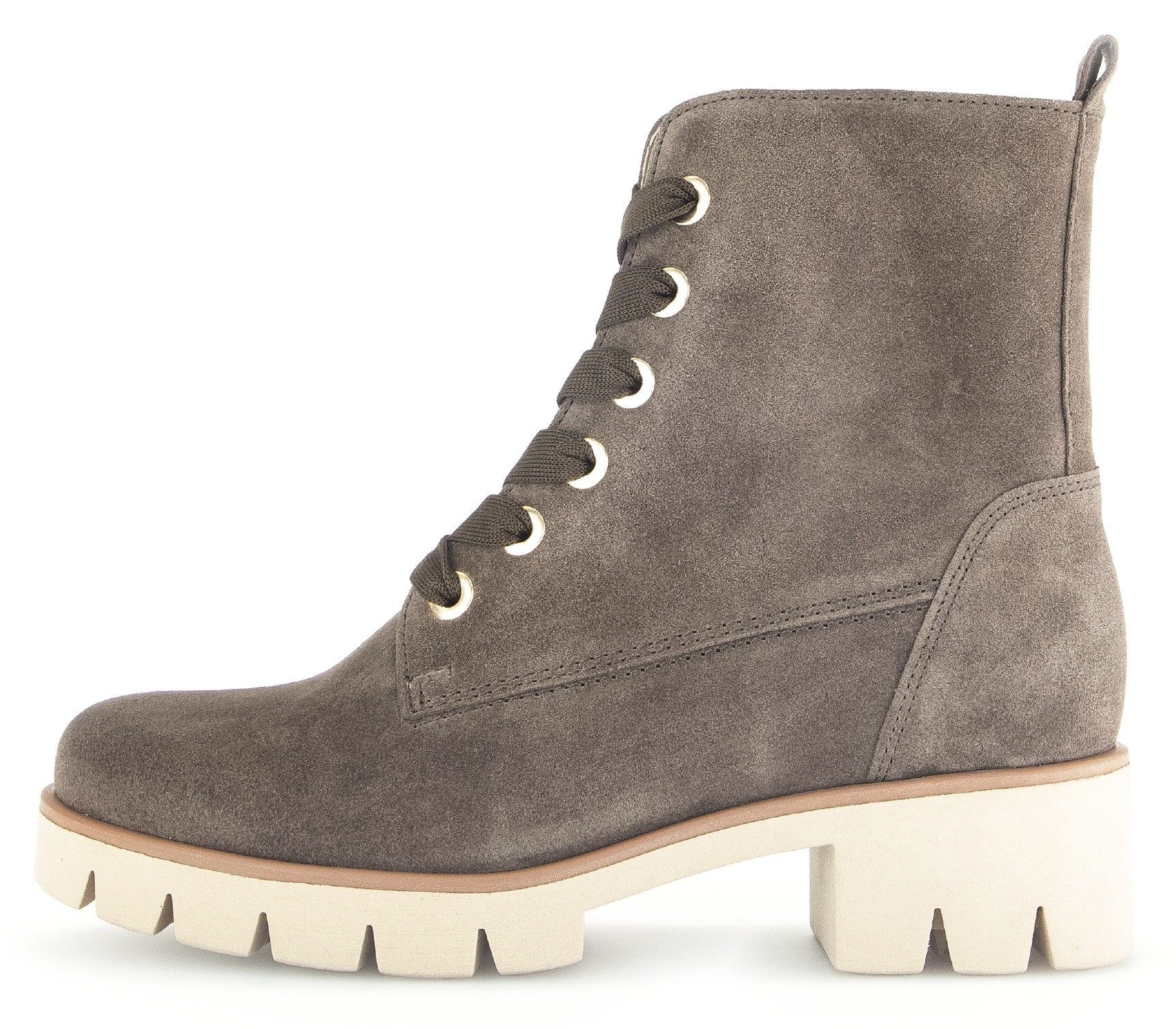 Gabor Veterlaarsjes blokhak, herfstmode, veterschoenen met best fitting-uitrusting