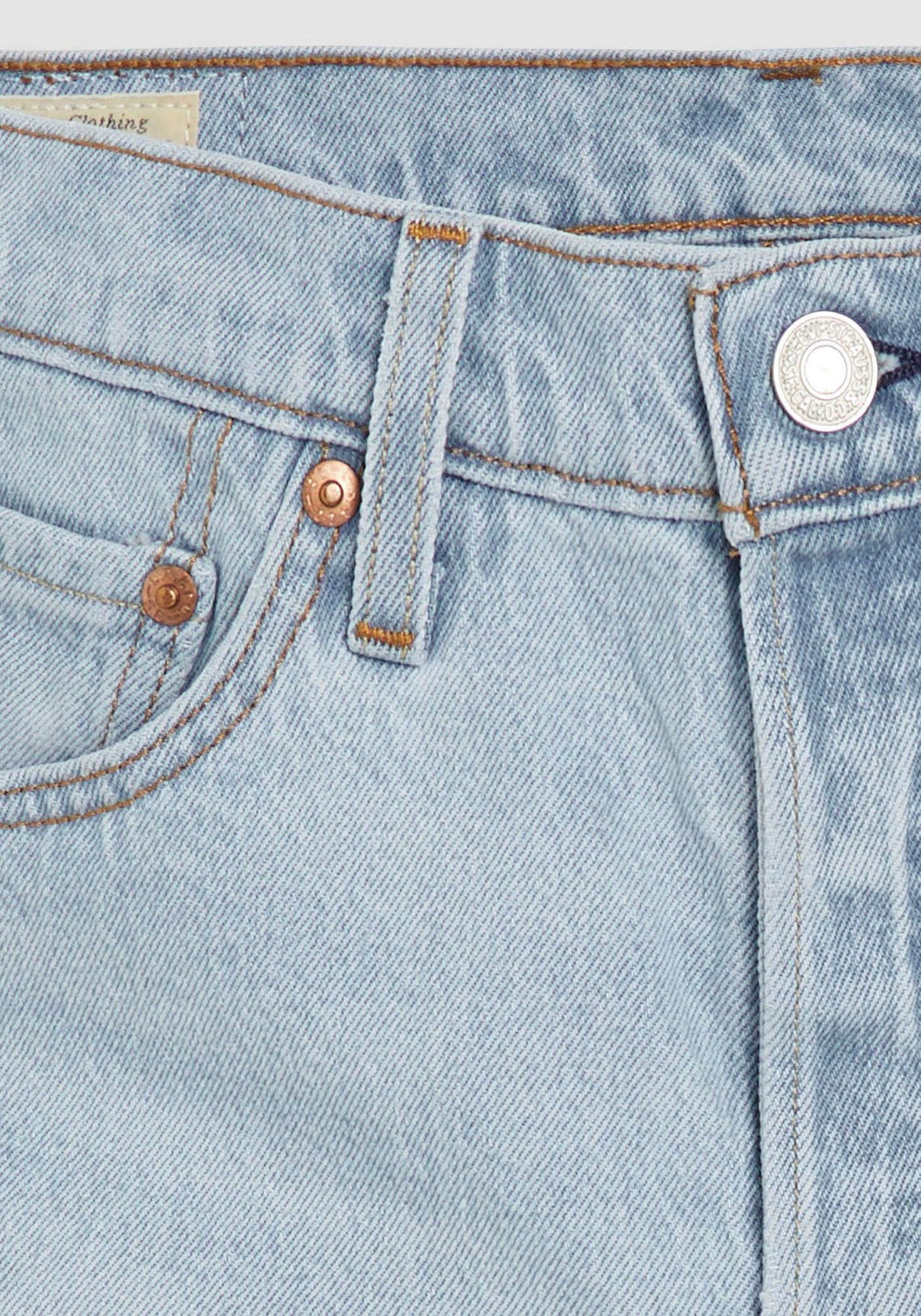 Levi's® Jeansshort 501 Short Long Met knoopsluiting en omslagzoom