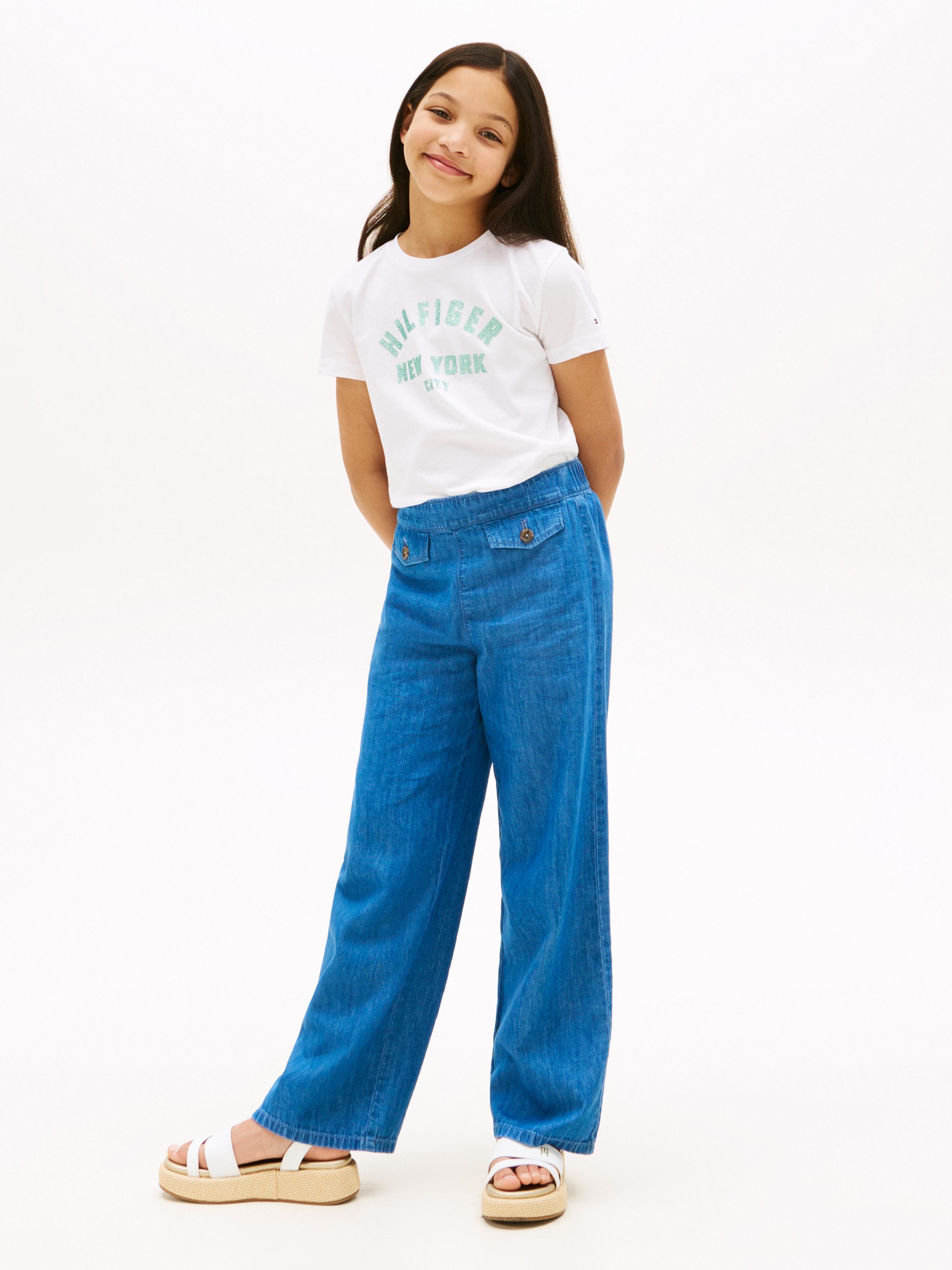 Tommy Hilfiger T-shirt HILFIGER GRAPHIC T-SHIRT voor kinderen tot 16 jaar, met grote print
