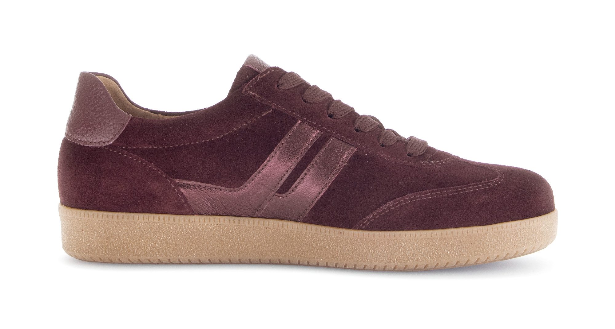 Gabor Plateausneakers , vrijetijdsschoen, halfschoen, veterschoen met gepolsterde schacht