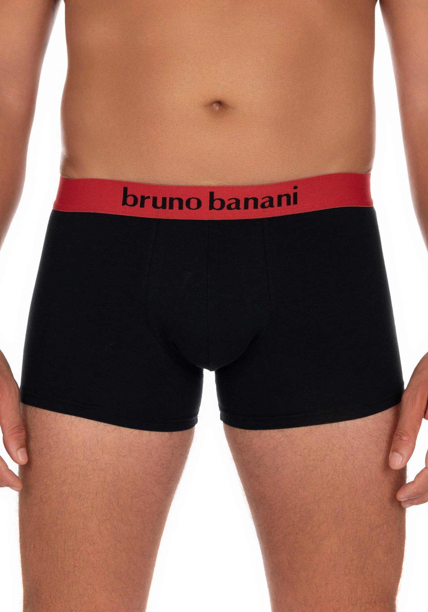 Bruno Banani Boxershort met contrasterend logo-tailleband (2 stuks, Set van 2)