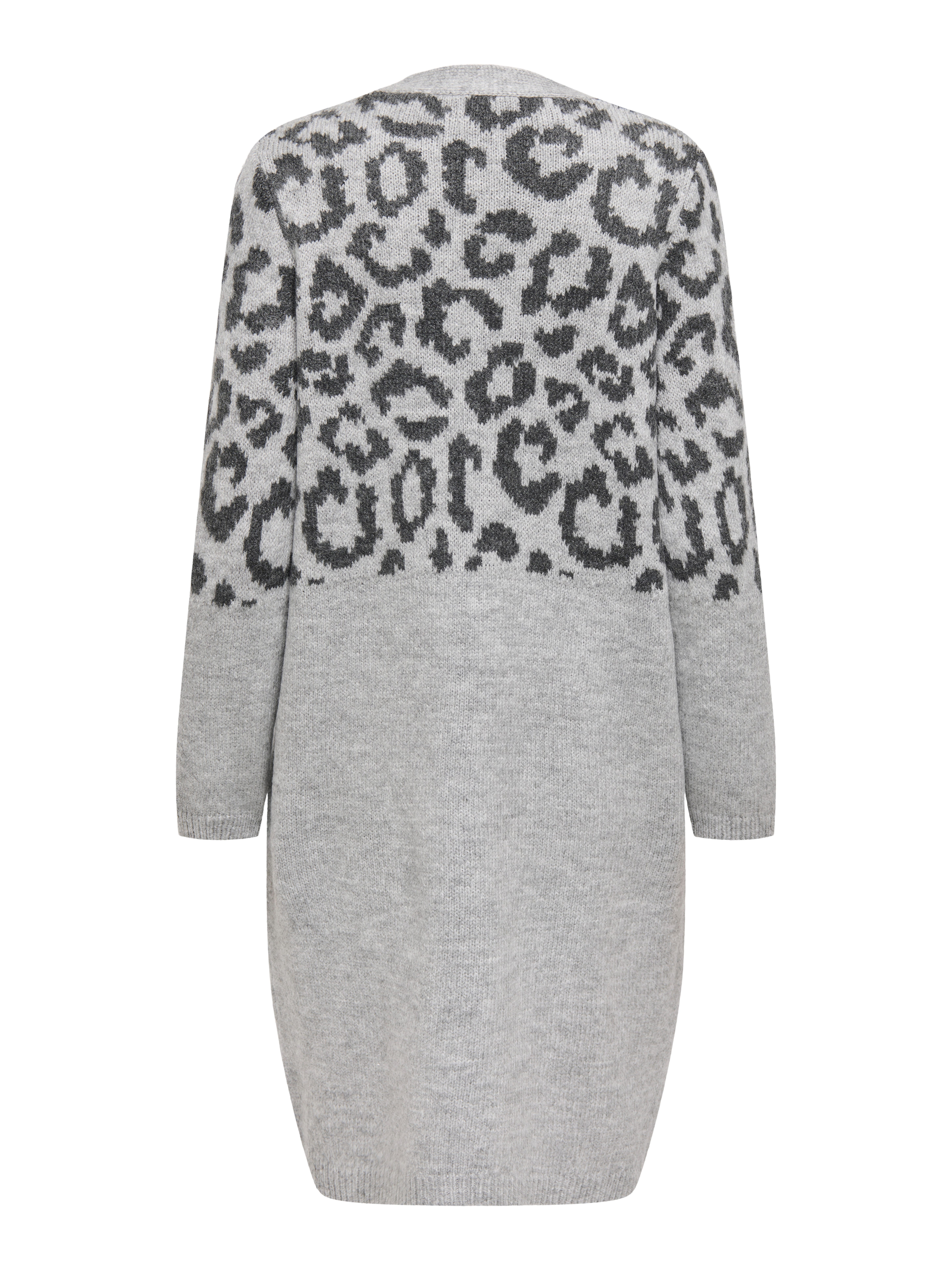 Only Vest ONLJADE ANIMAL LS CARDIGAN CC KNT