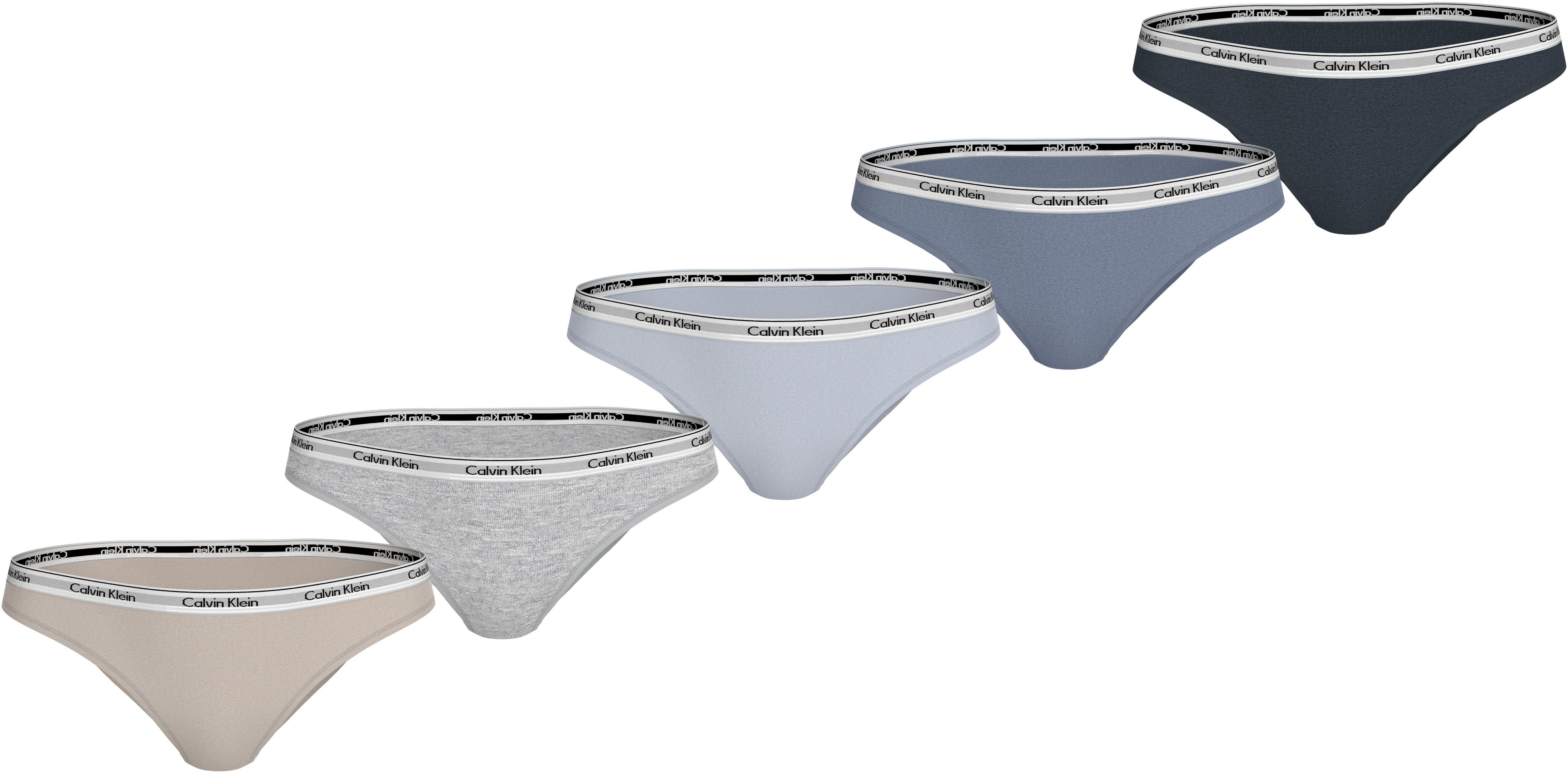 Calvin Klein Bikinibroekje 5 PACK BIKINI (LOW-RISE) (5 stuks Set van 5)