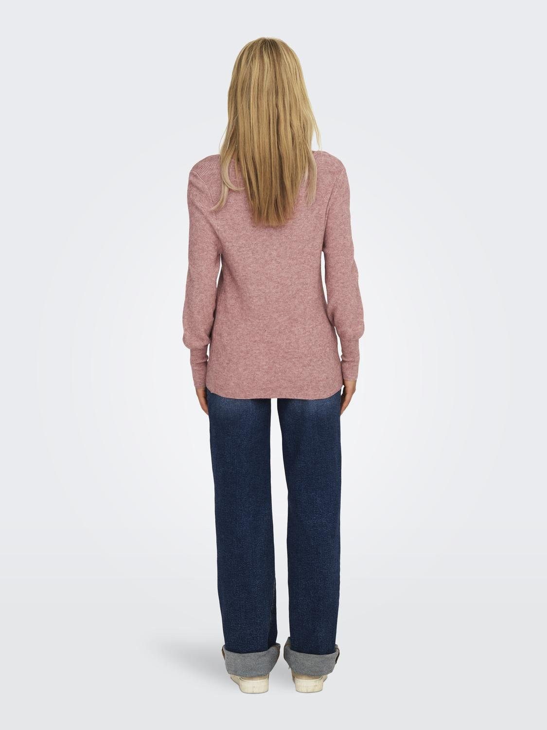 Only Trui met V-hals ONLATIA L/S V-NECK CUFF KNT