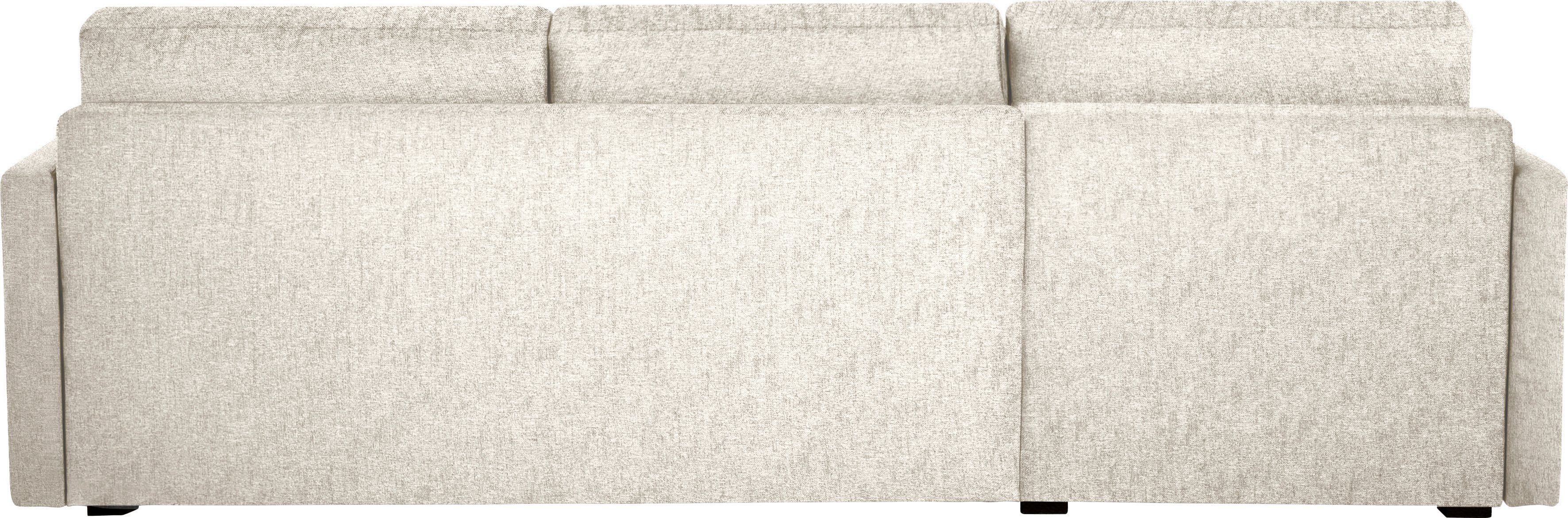 Places of Style Slaapbank GOLDPOINT hoekbank 264 cm, ligoppervlak (140/200 cm), L-vorm, Slaapfunctie, Bonell-binnenveringsmatras en volwaardige bedfunctie