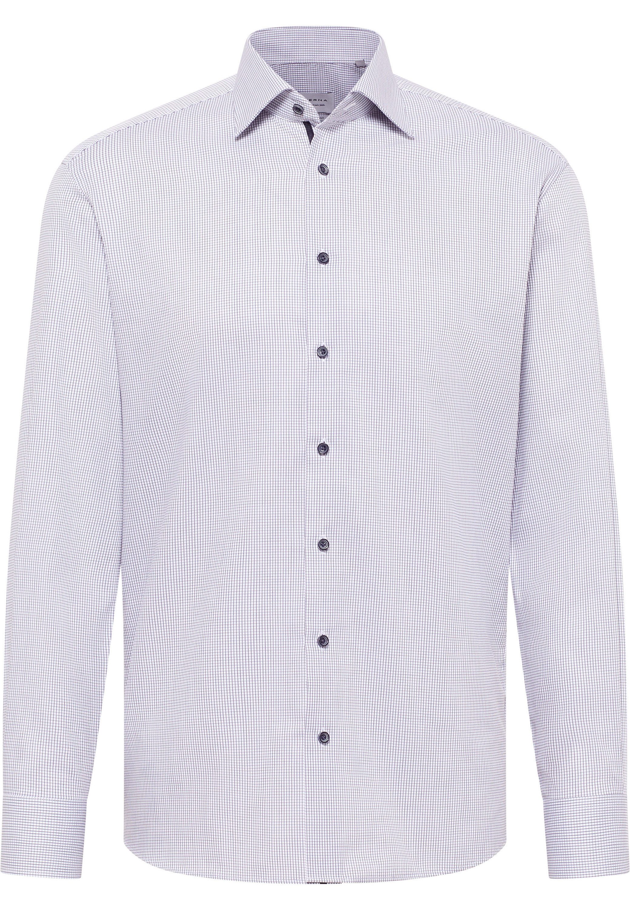 Eterna Overhemd met lange mouwen MODERN FIT NON IRON (strijkvrij)