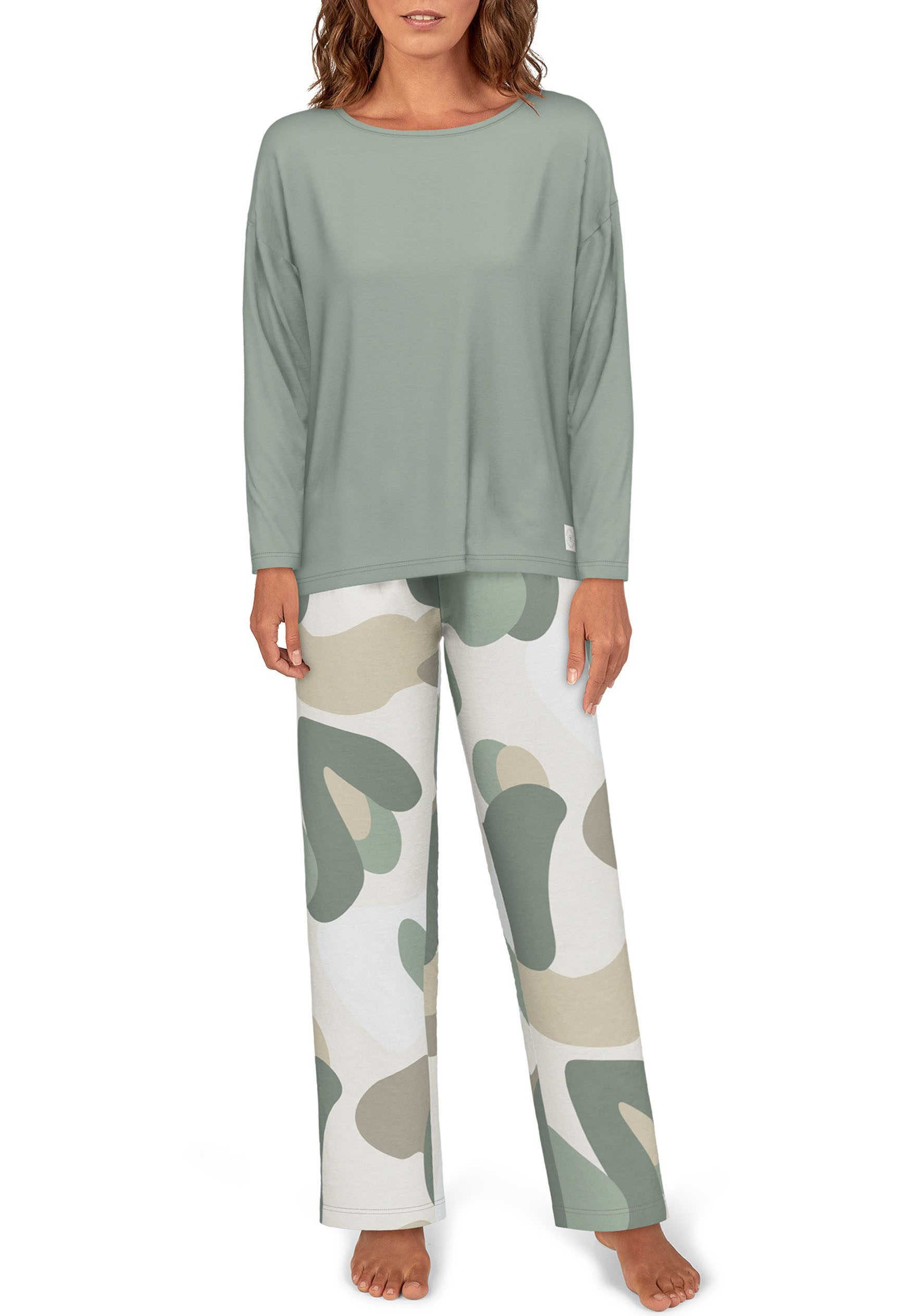 Tom Tailor Pyjama met abstracte print (2-delig)