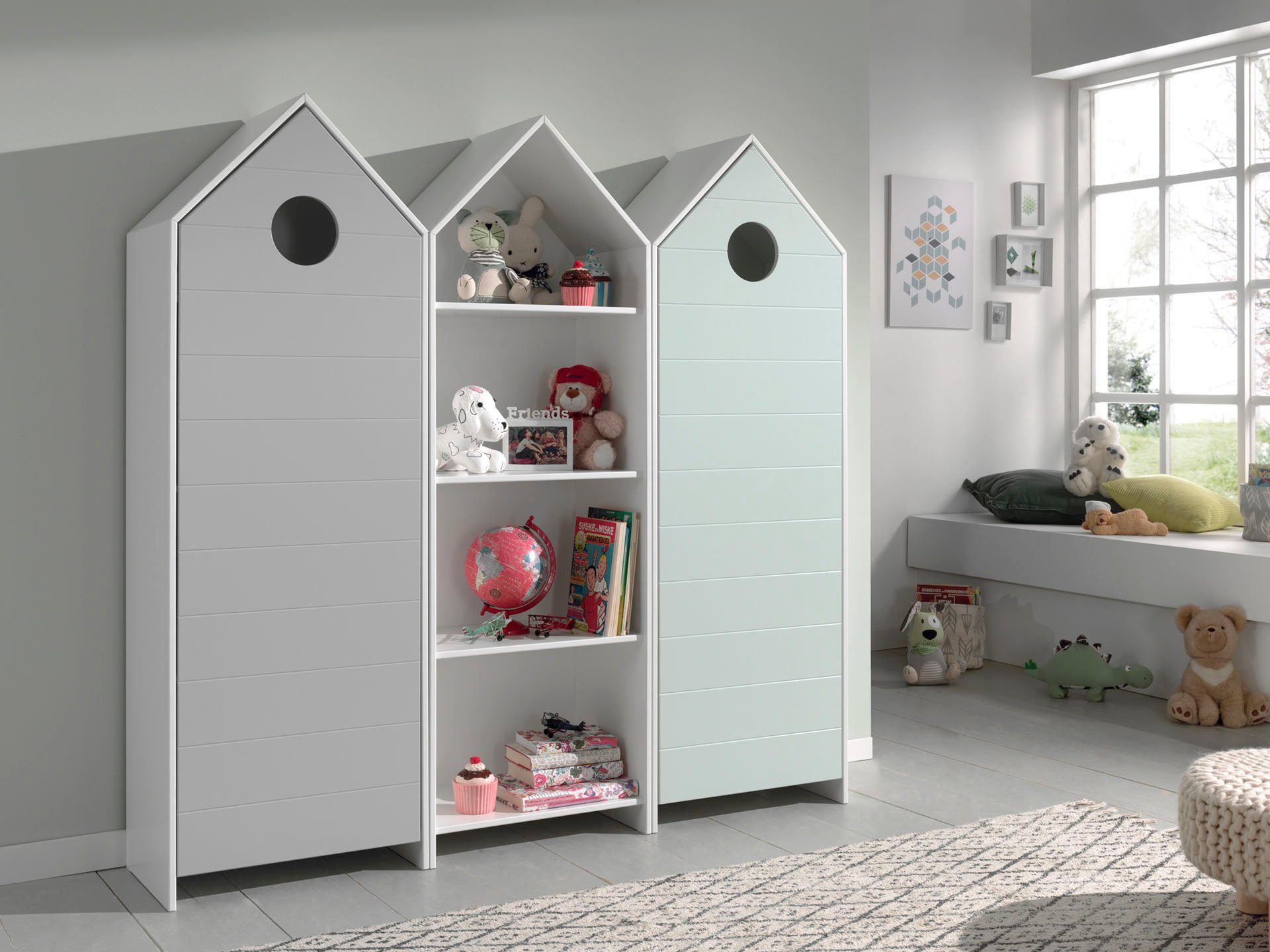 Vipack Tienerkamerset Casami (set, 3-delig) complete kinderkamers multicolor