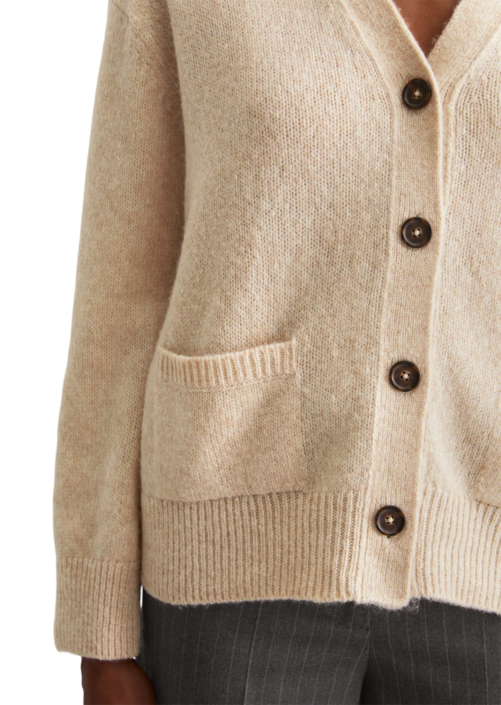 Marc O'Polo Vest V-hals cardigan relaxed