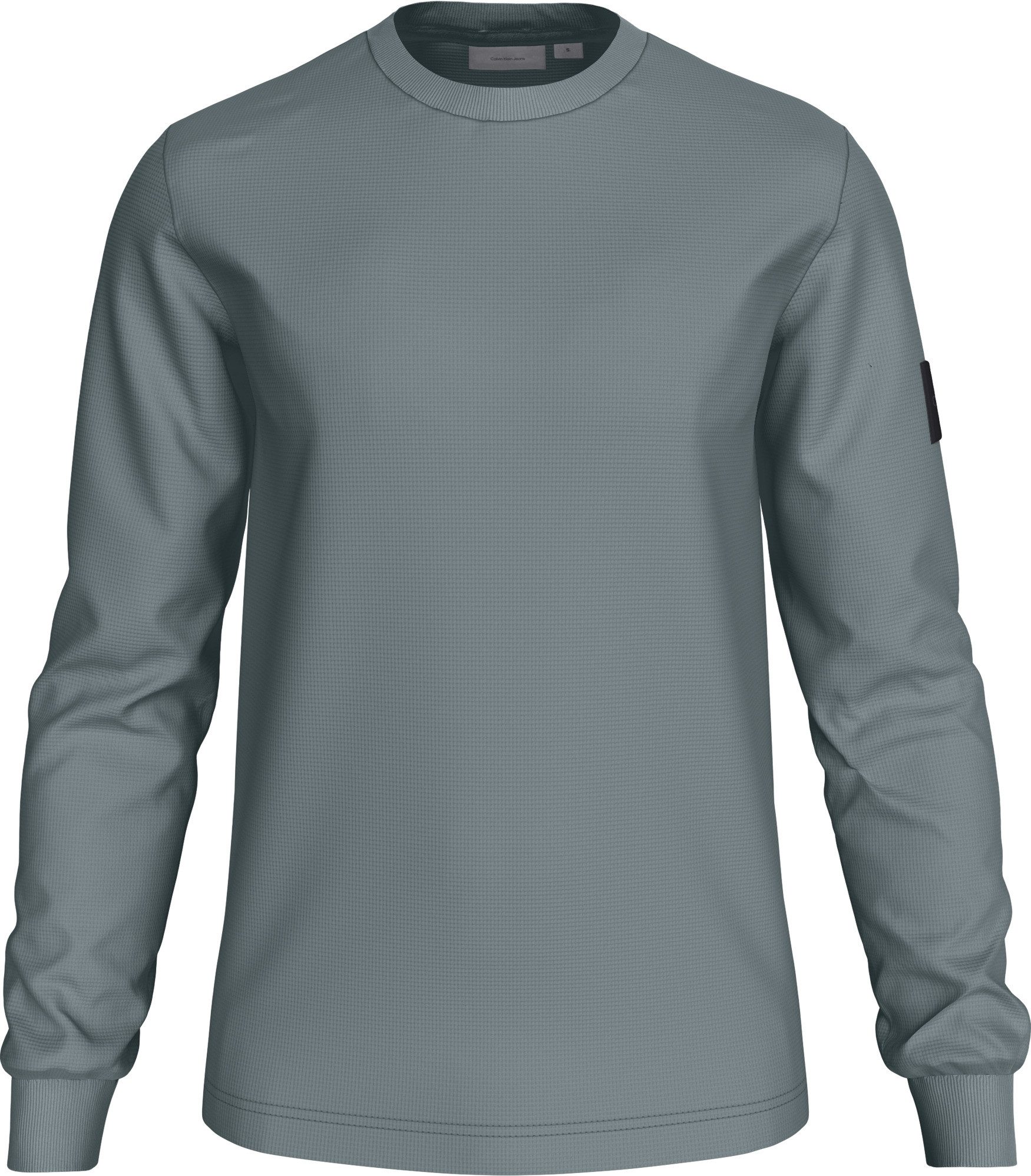 Calvin Klein Shirt met lange mouwen BADGE WAFFLE LS TEE