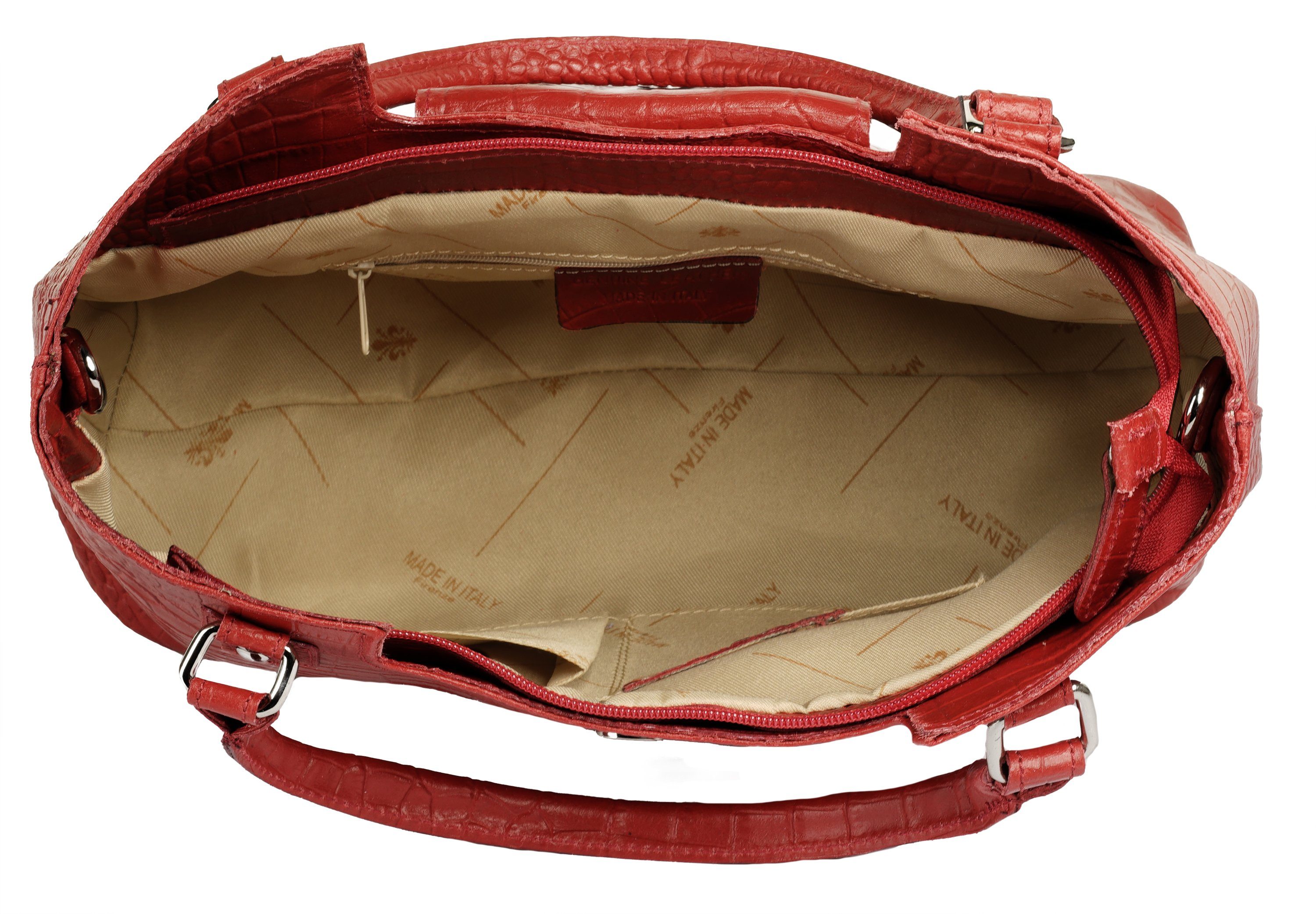 Cluty Tas echt leer, made in italy