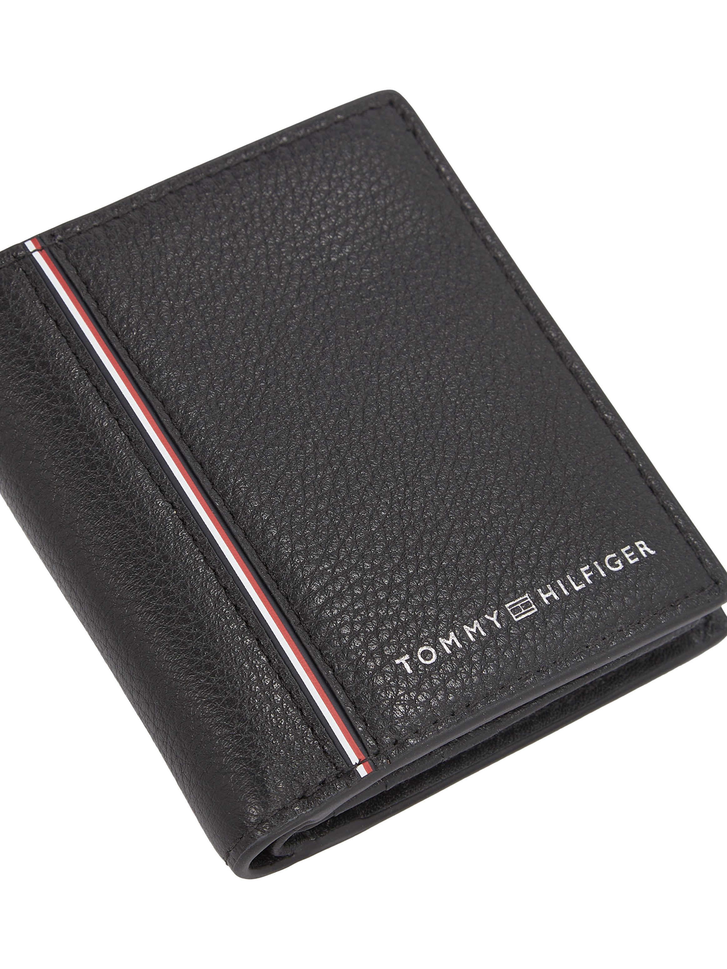 Tommy Hilfiger Portemonnee TH CORP TRIFOLD heren portemonnee met logo-opdruk