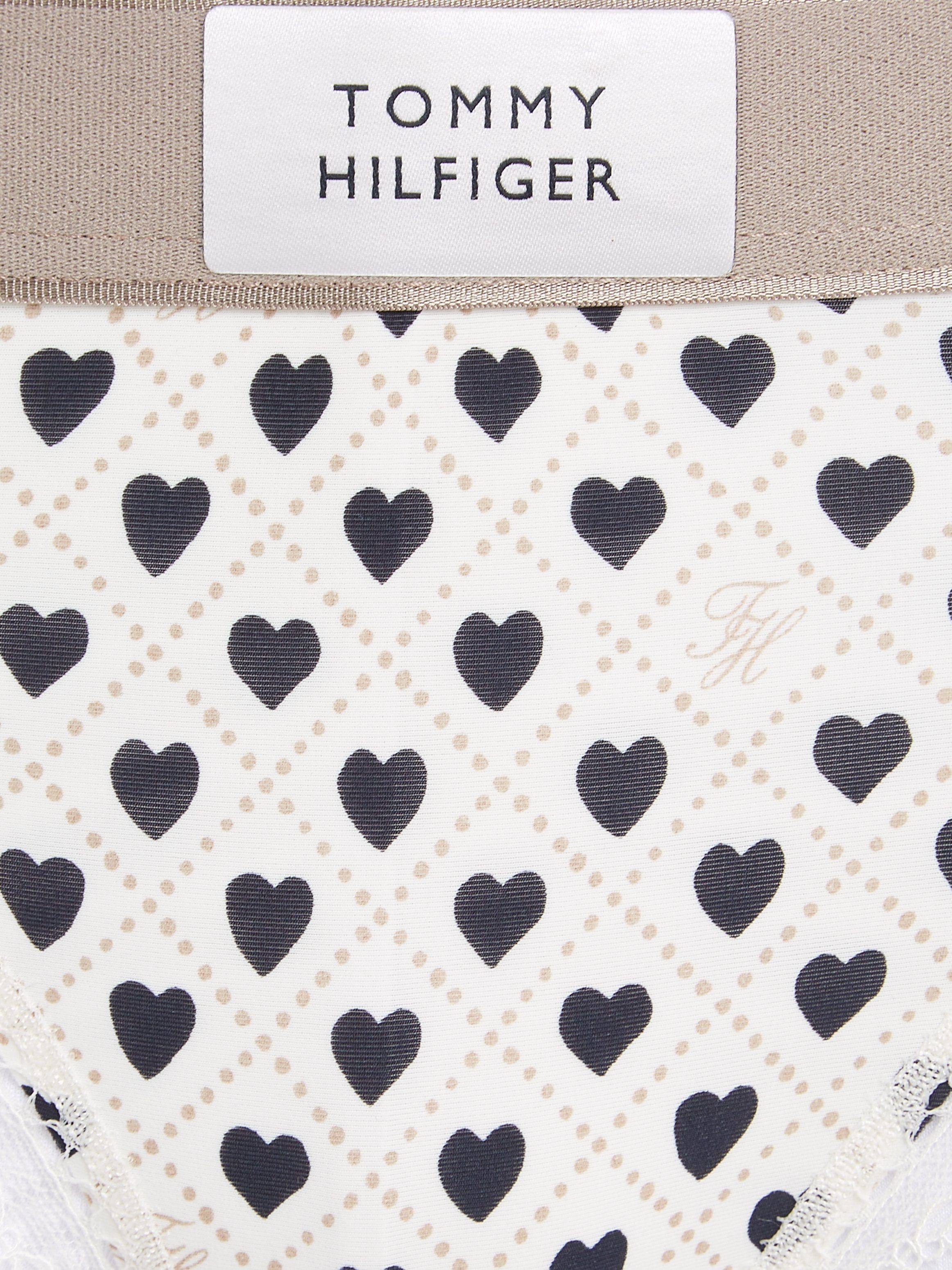 Tommy Hilfiger Underwear Bikinibroekje BIKINI PRINT met modieuze tailleband met logo