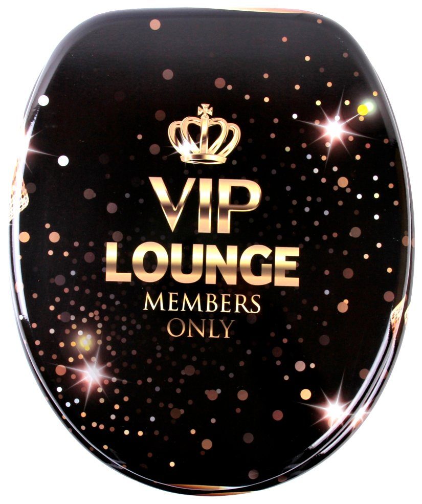 Sanilo Toiletzitting VIP-Lounge met soft-closemechanisme wc-brillen goud