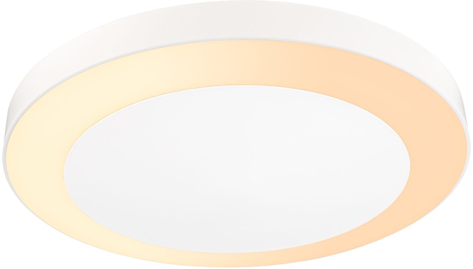 Paulmann Plafondlamp Circula Plafondlamp, nikkel-mat, 22,5 cm, warmwit, plafondverlichting, lamp (1 stuk)