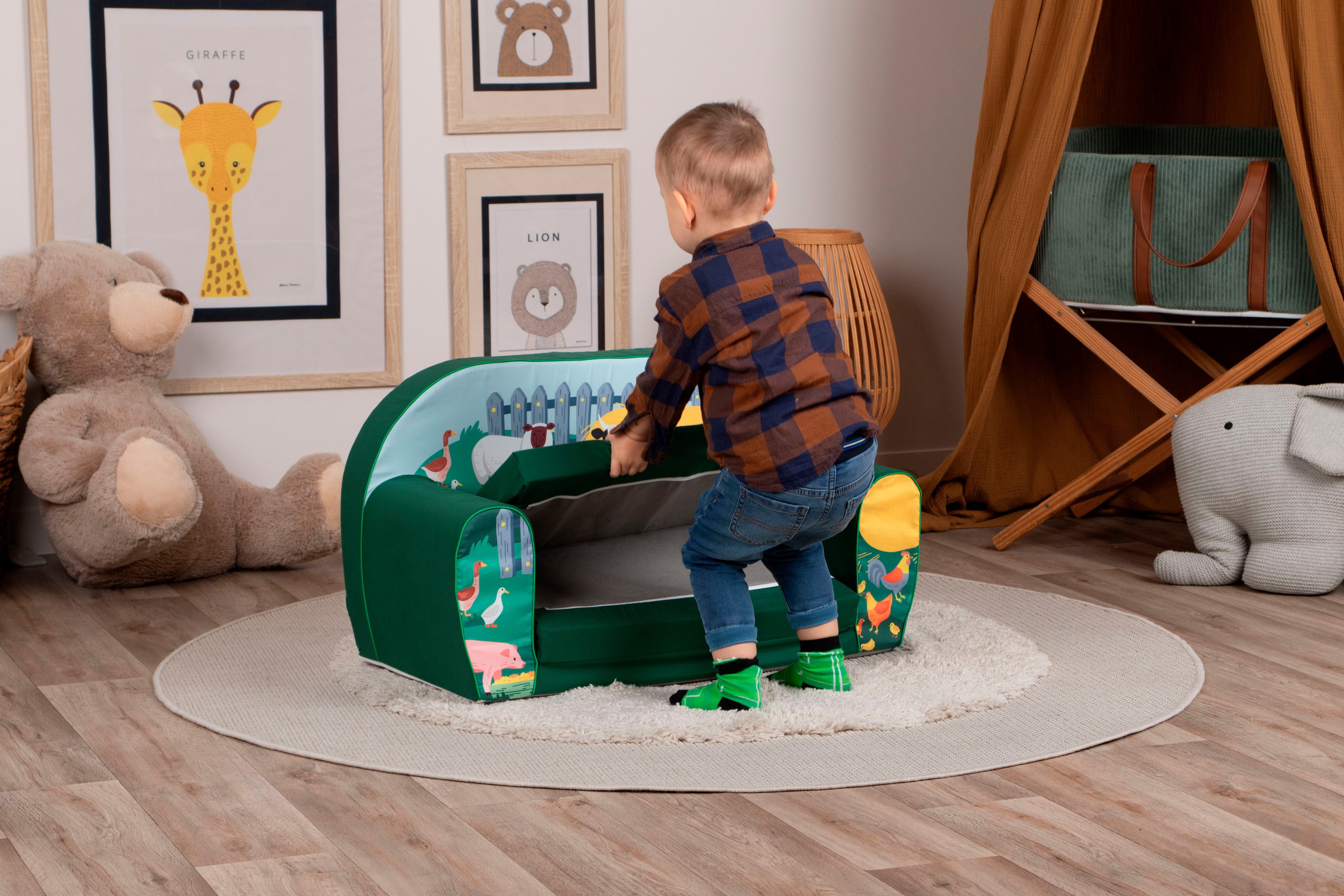 Knorrtoys® Bank Boerderij voor kinderen, made in europe