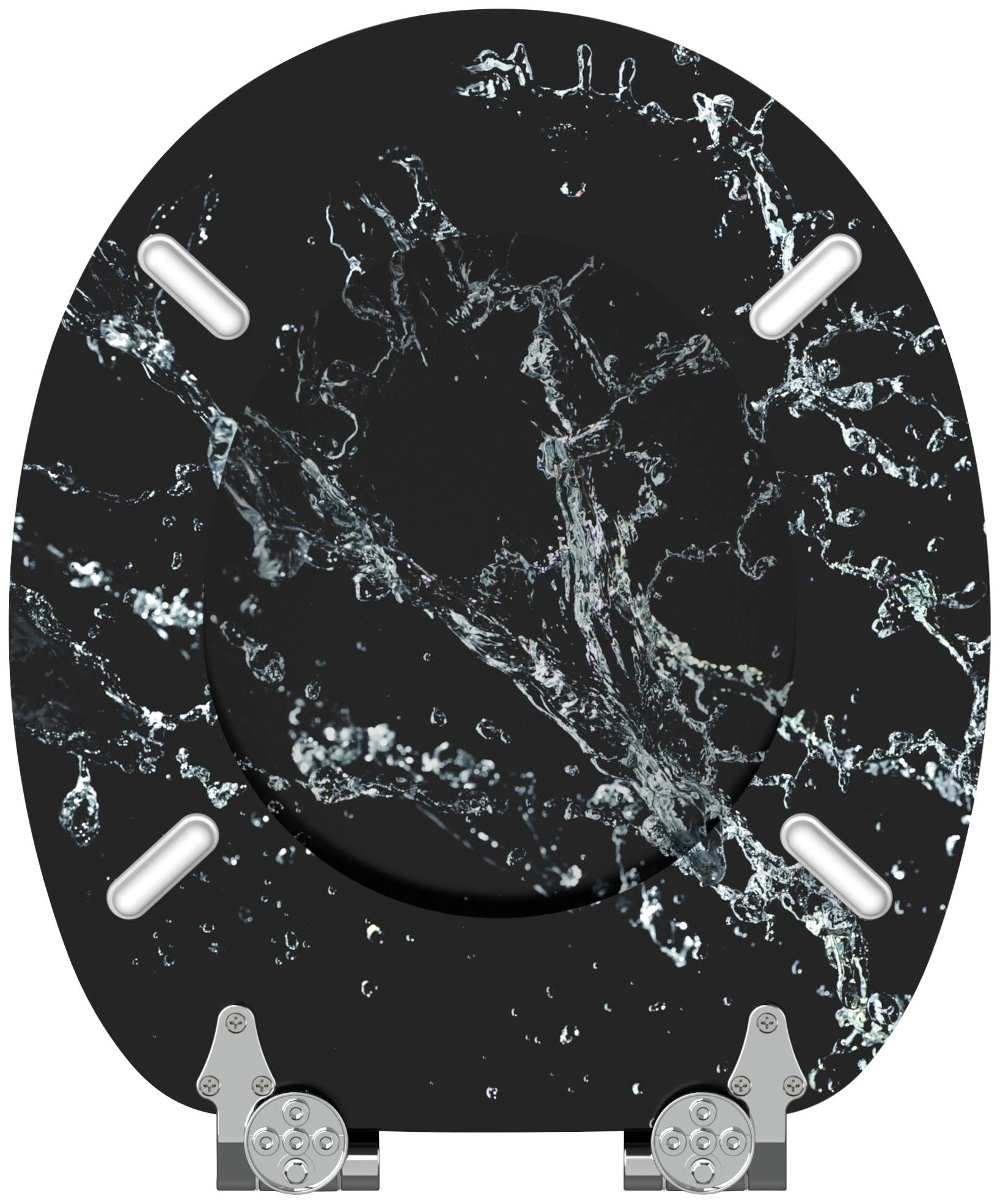 Sanilo Toiletzitting Splash met soft-closemechanisme