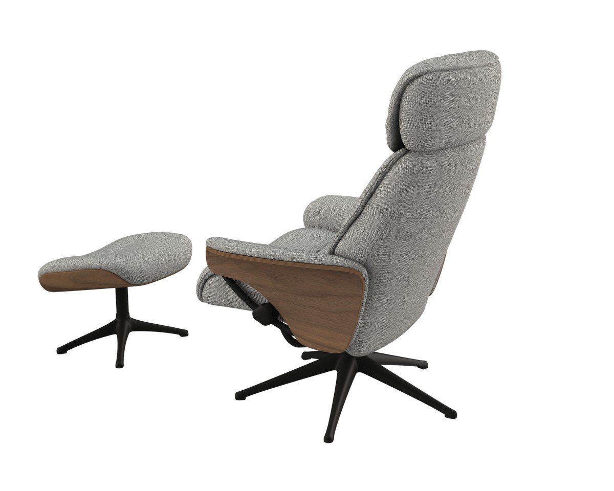 FLEXLUX Relaxfauteuil Aarhus, functionele stoel, gestoffeerde stoel, armleuningen, TV-fauteuil