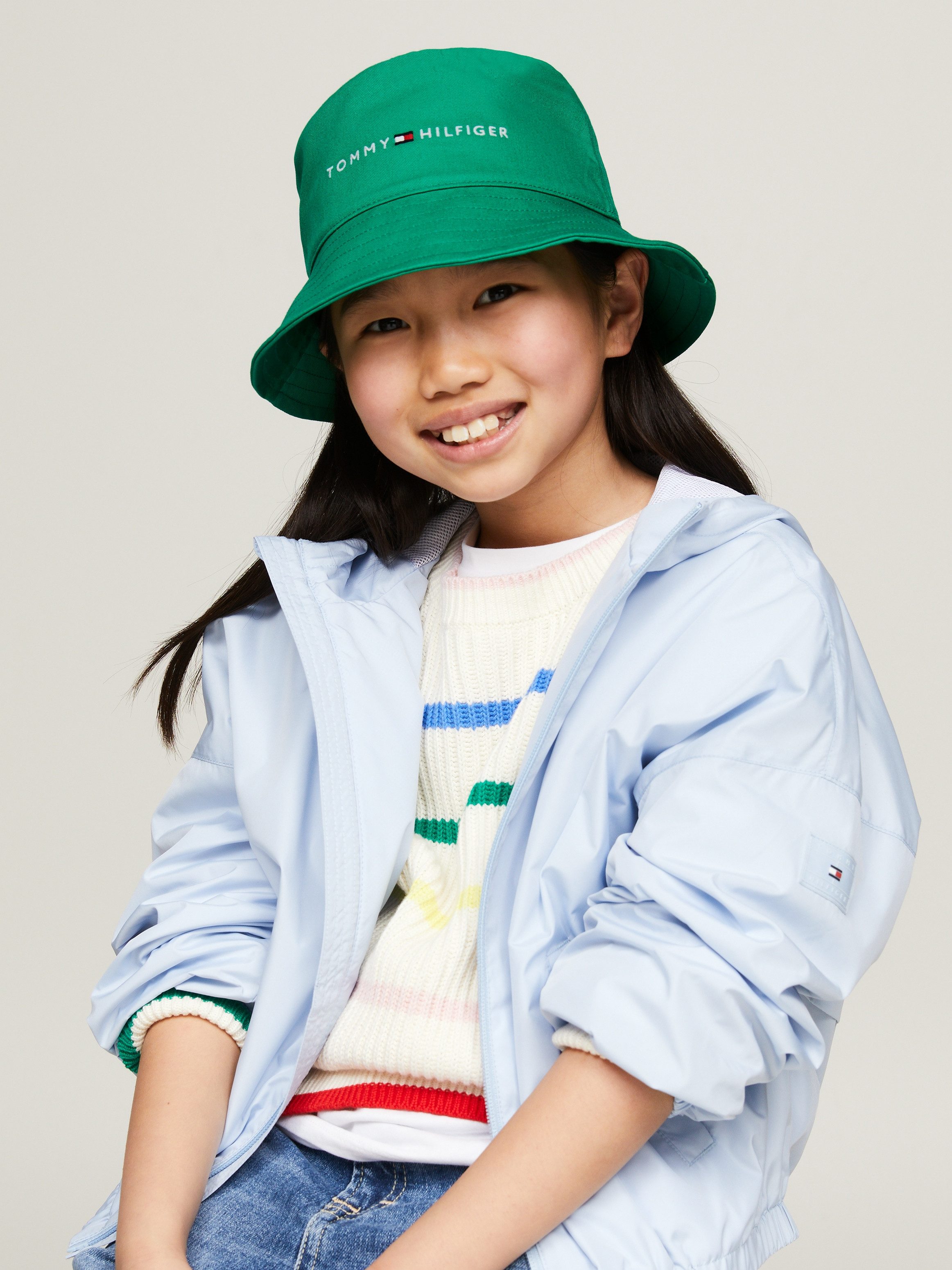 Tommy Hilfiger Aansluitende pet Essential Cap Unisex Bucket Hat Kinderen Kids Junior MiniMe, in...