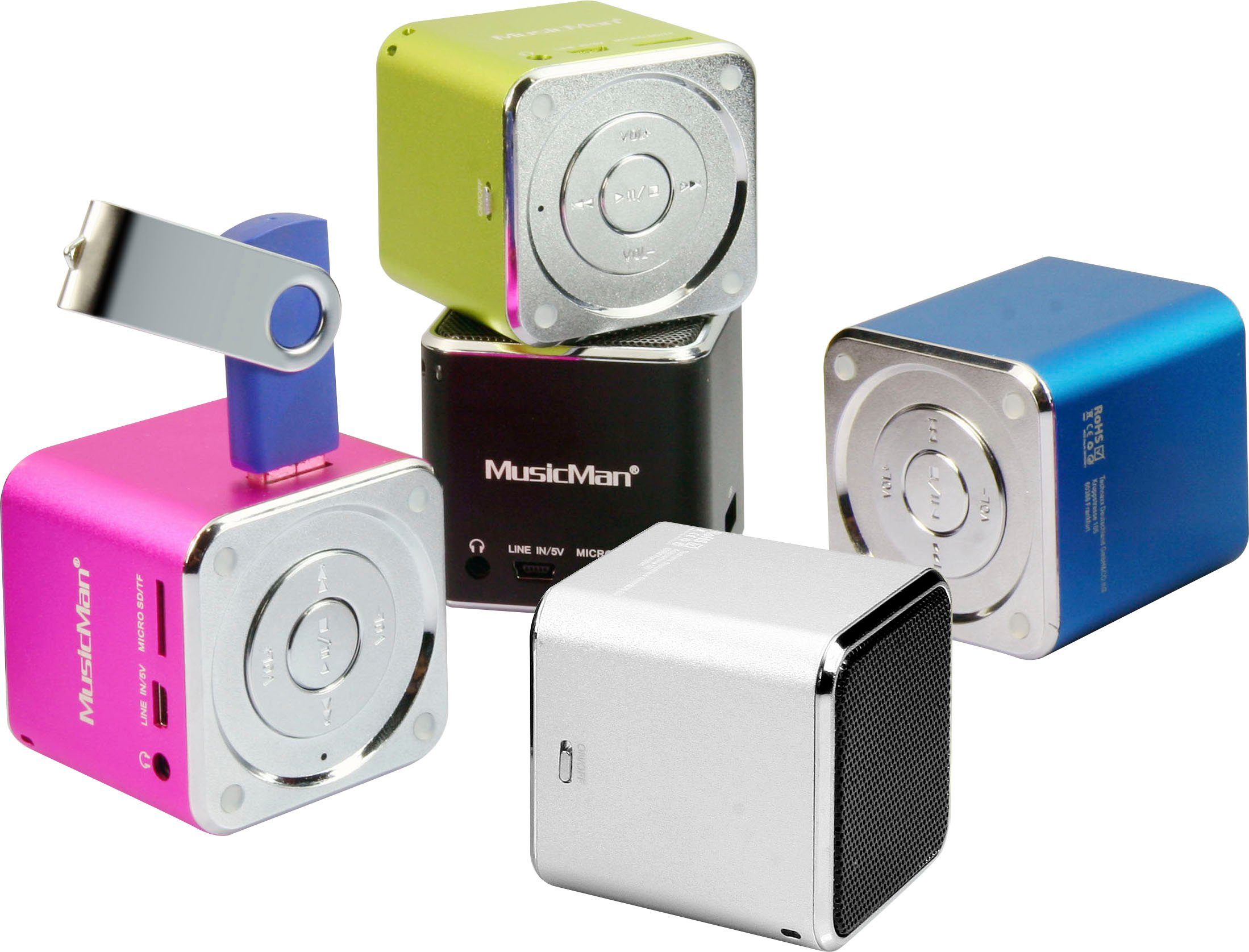 Technaxx Portable luidspreker Mini MusicMan Soundstation (1 stuk)