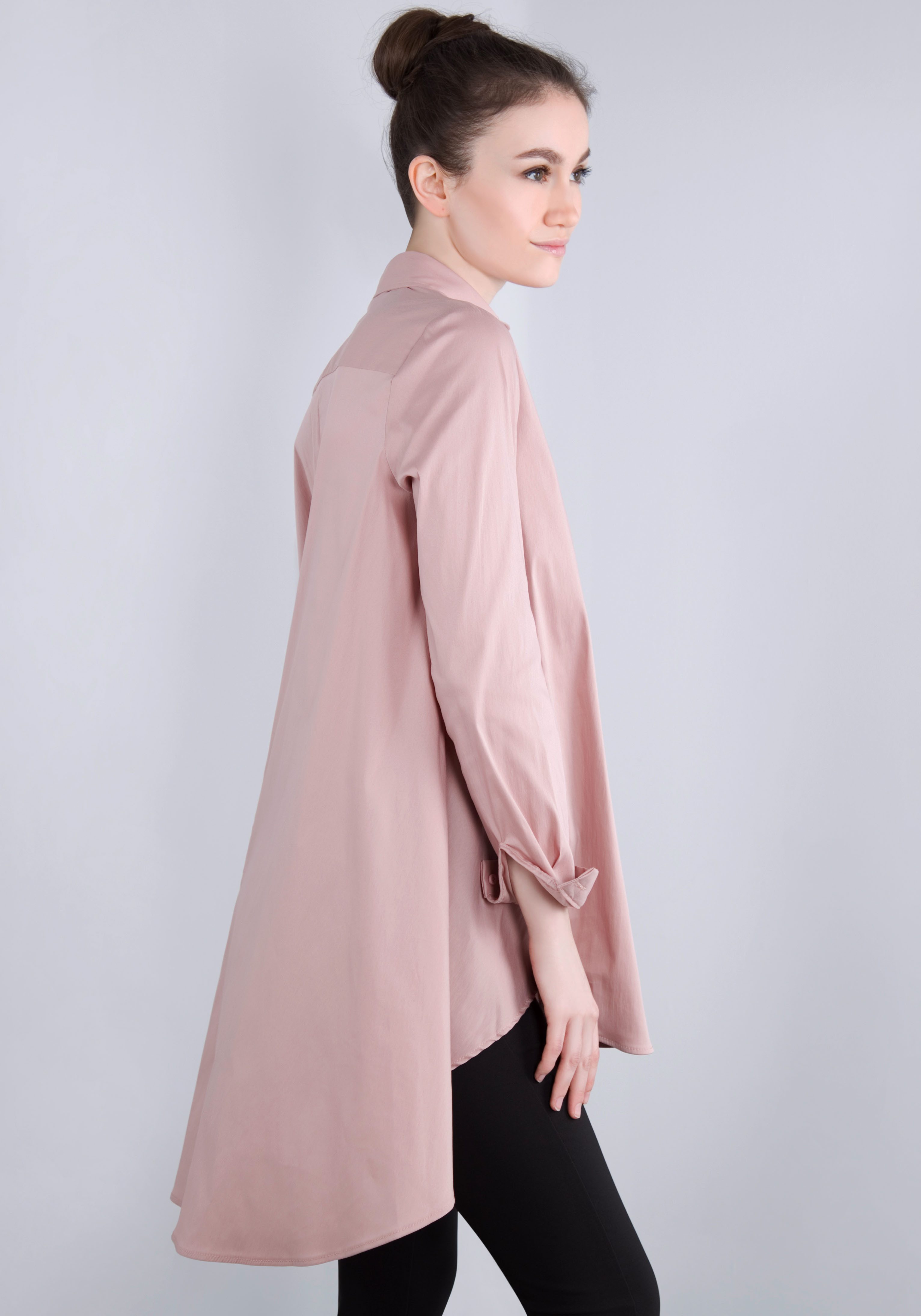 IMPERIAL Lange blouse IMP-C ED3ABF klokkend, lang model