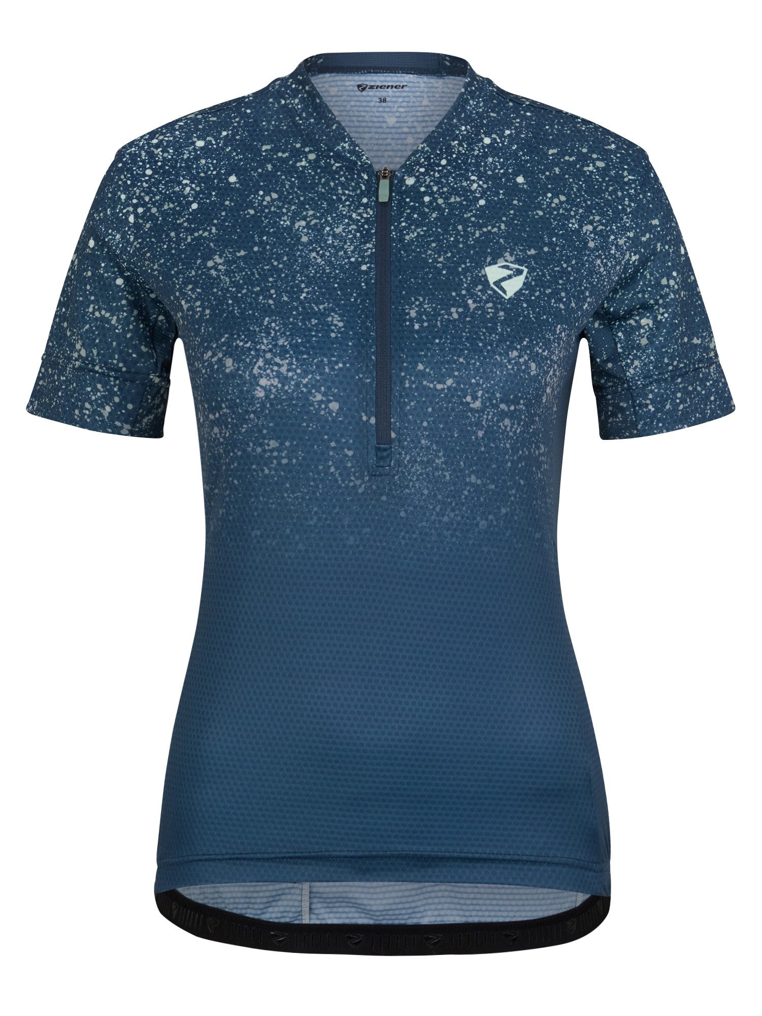 Ziener Fietsshirt NALADIA-Z dames shirts maat 40 blauw