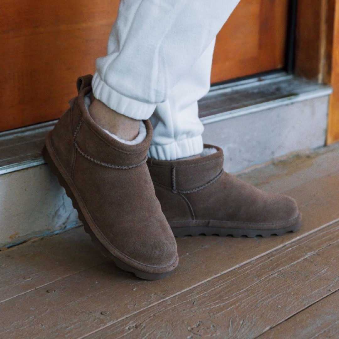 Bearpaw Winterlaarzen Shortama winterlaarzen, instaplaarzen met uitneembare binnenzool