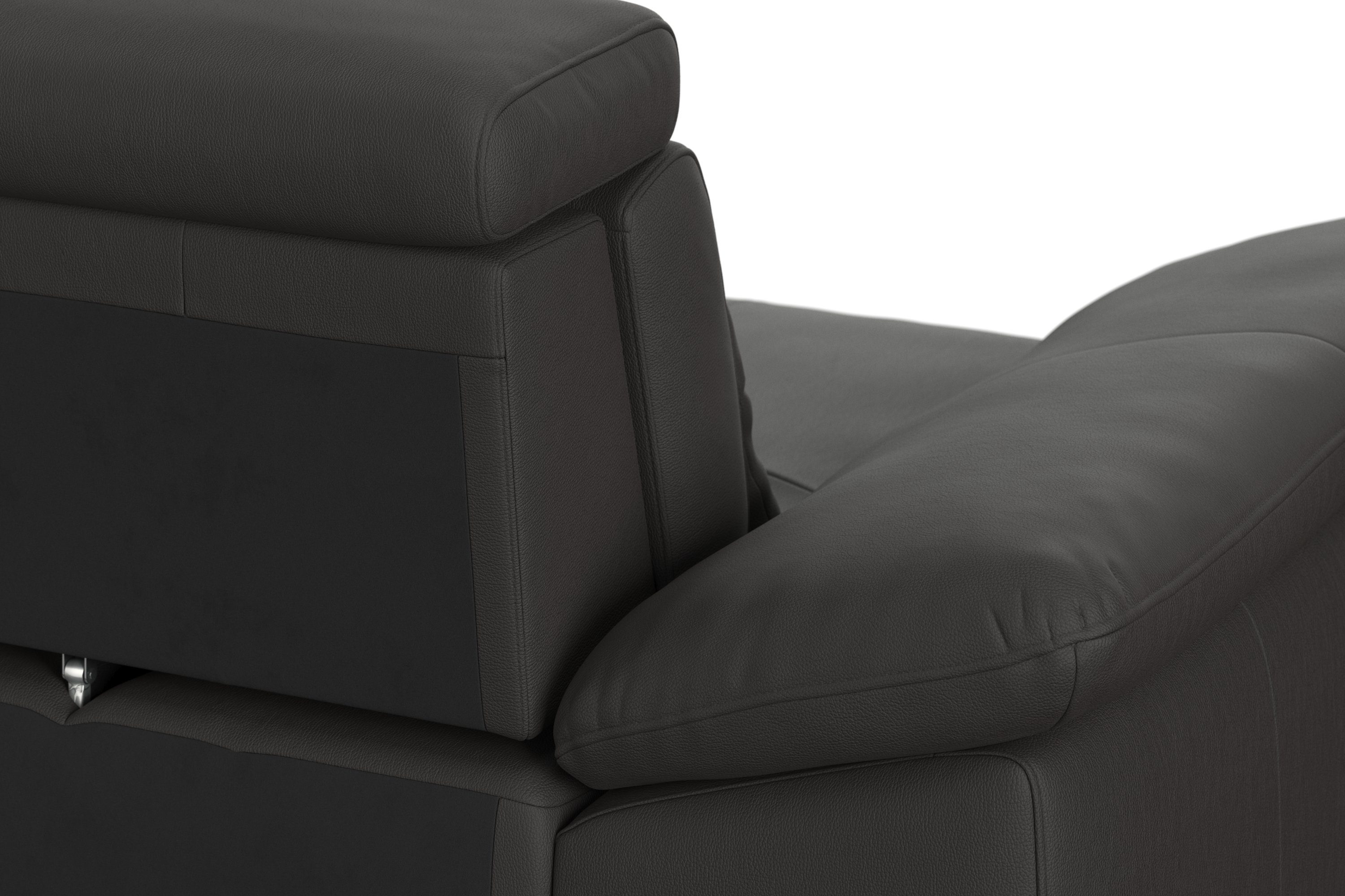 sit&more Hoekbank Cabrio L-vorm, met zitdiepteverstelling, arm- en hoofdsteunverstelling