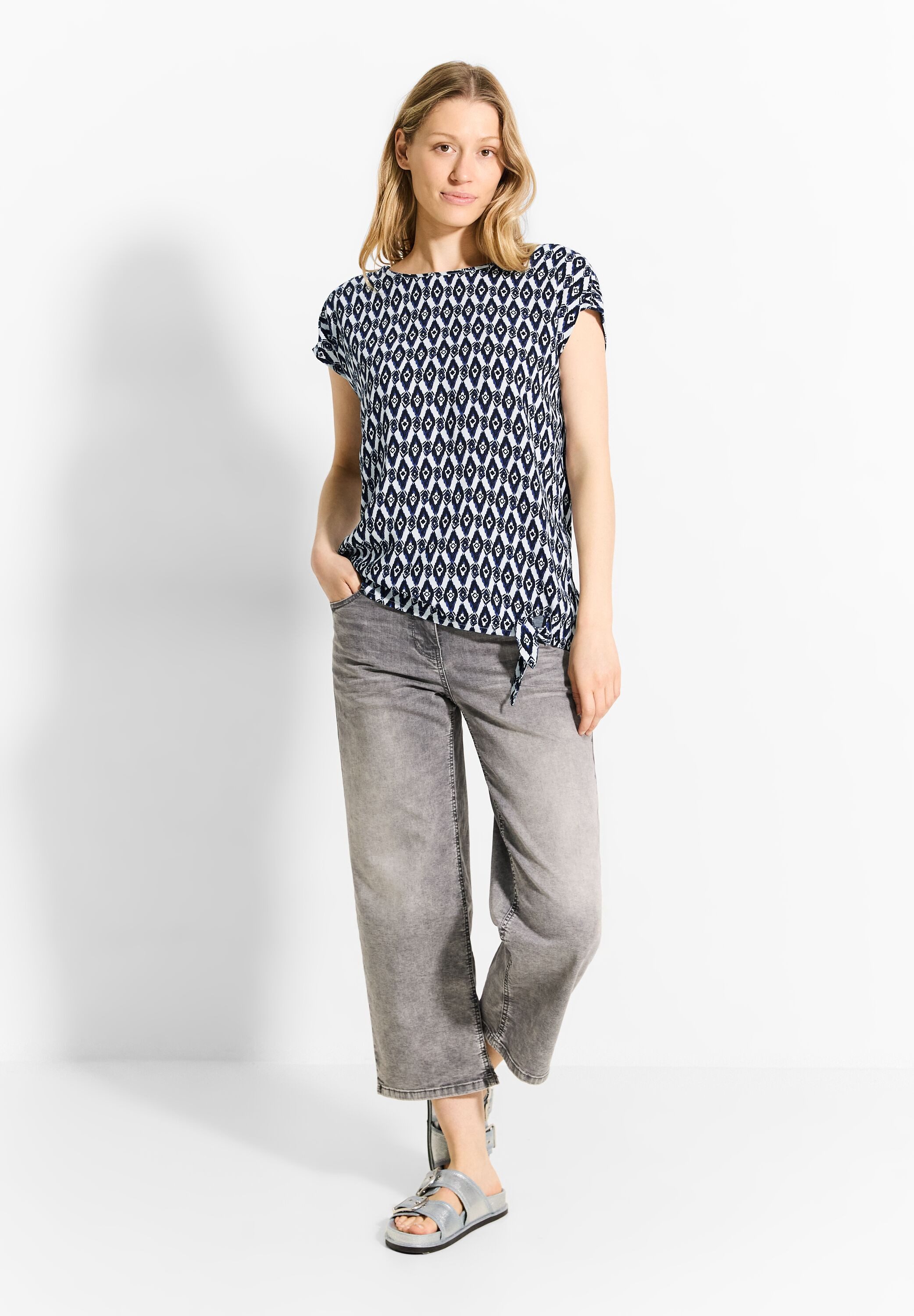 Cecil Blouse met korte mouwen met print all-over