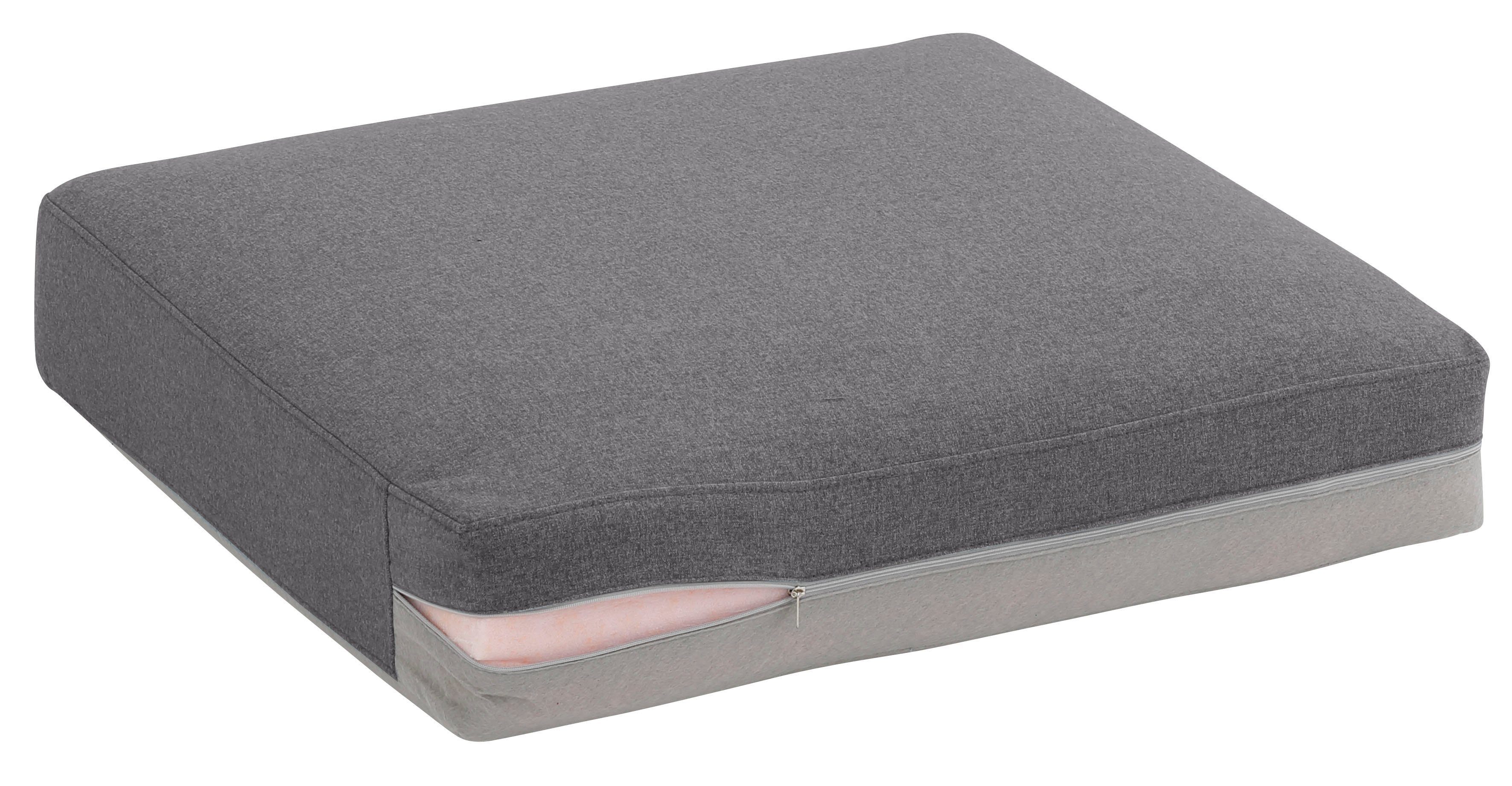 Home affaire Hoekbank MARSEILLE 278/278 cm, L-vorm, geweven stof, vlakke weefsel, viltlook
