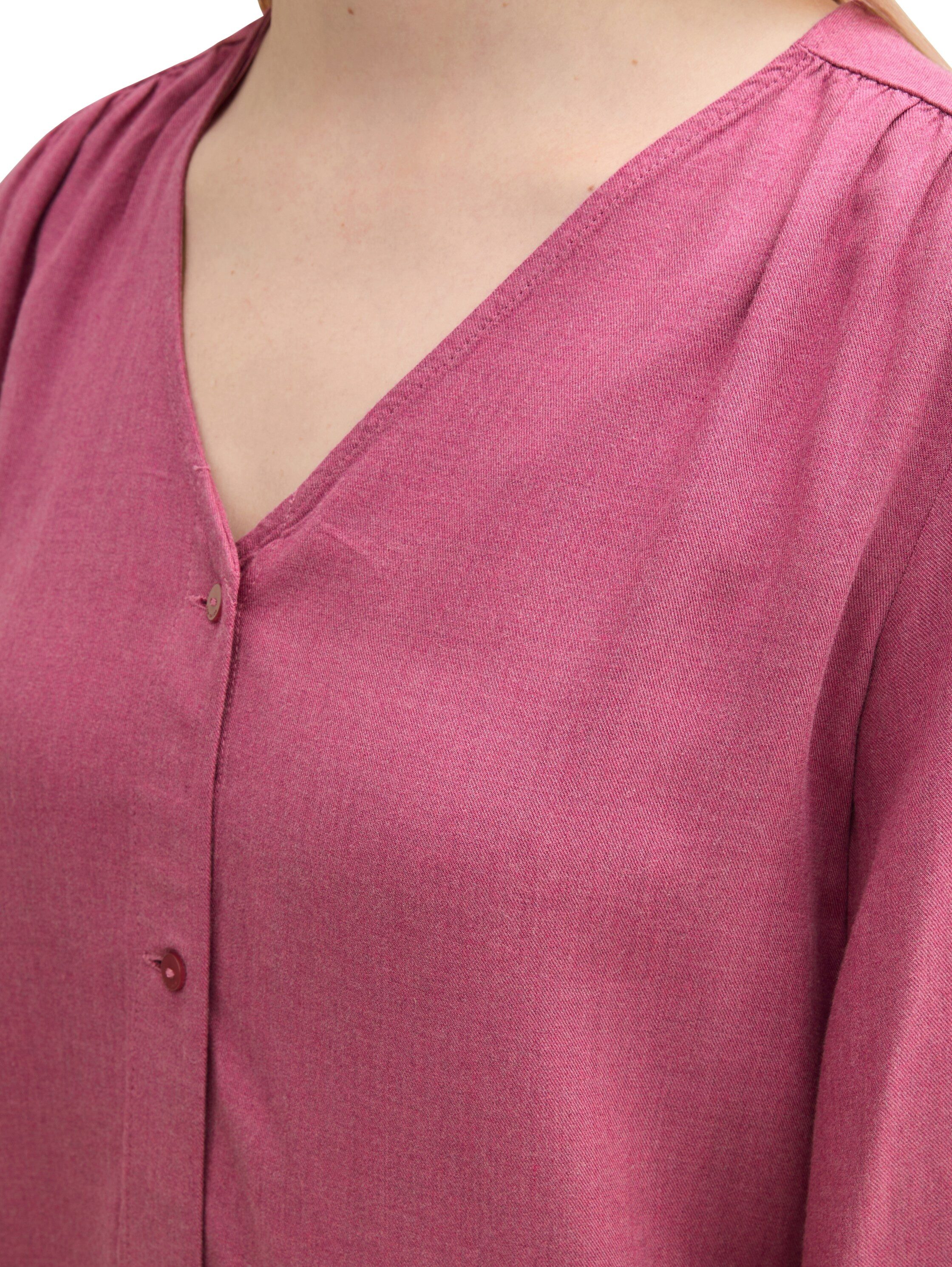 Tom Tailor Klassieke blouse in gemêleerde look