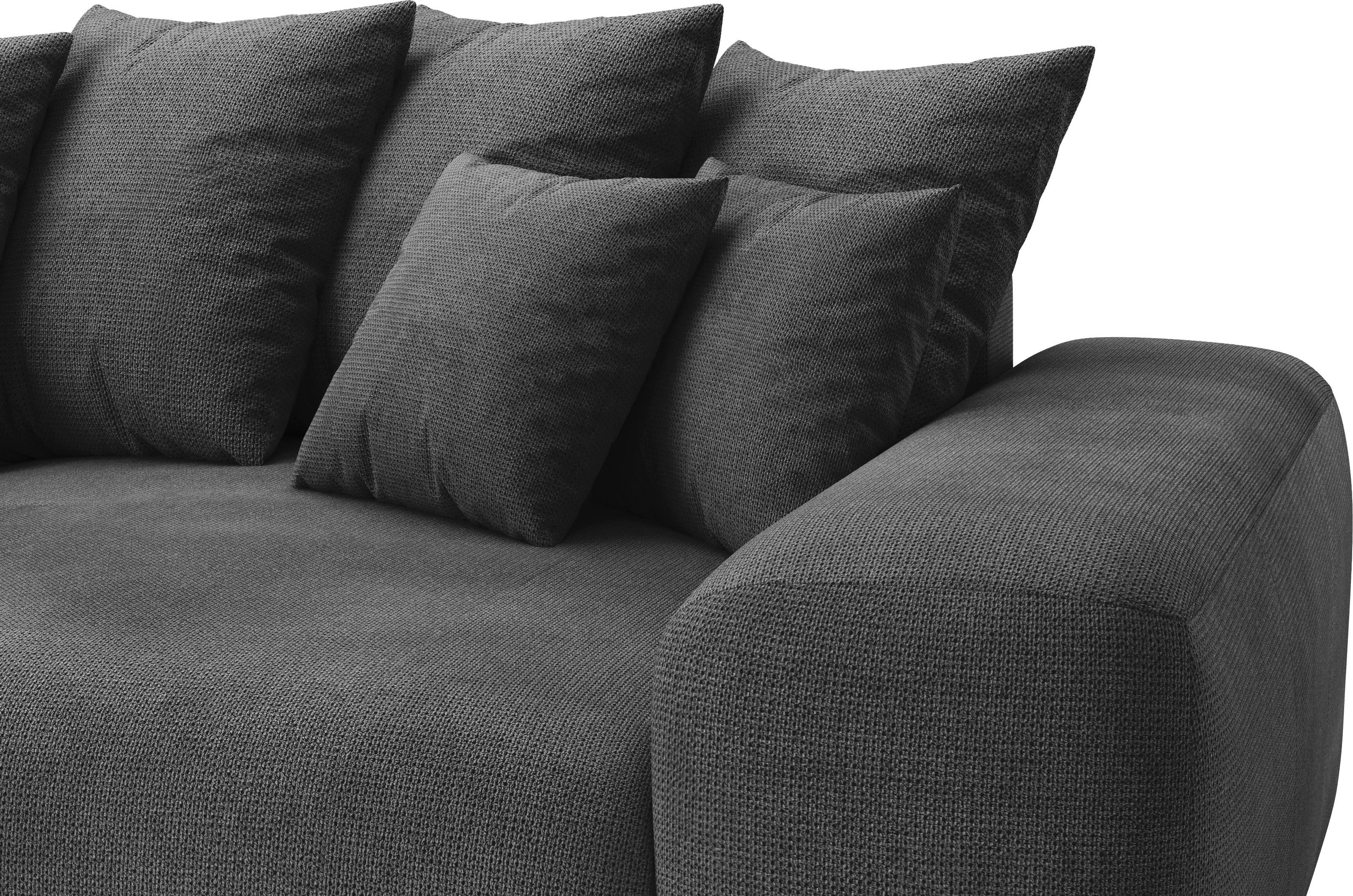 Mr. Couch Hoekbank Sundance L-vorm Doorlopende slaper met EasyBett-slaapfunctie, bedlade