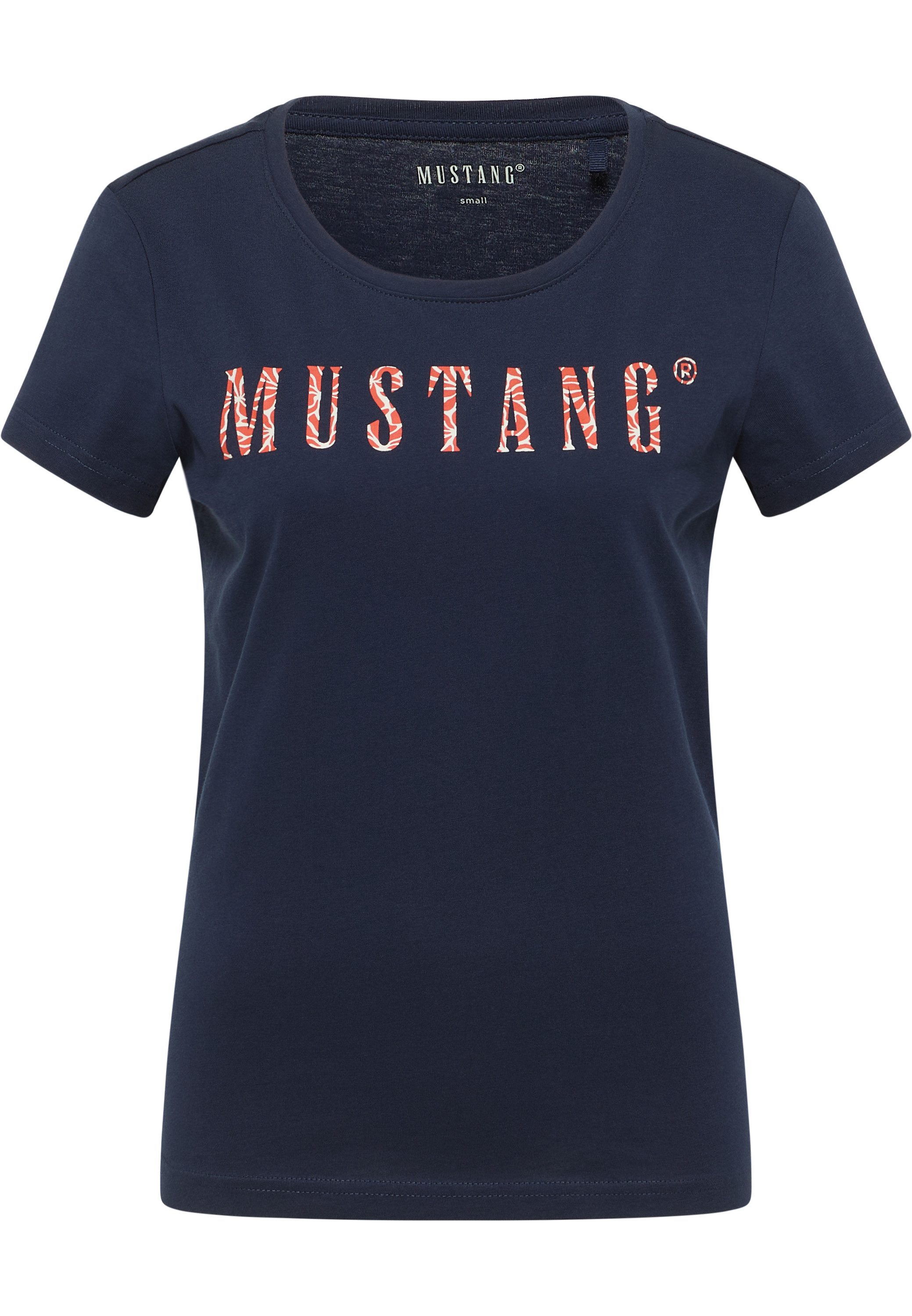 MUSTANG Shirt met korte mouwen Dames stijl Alma