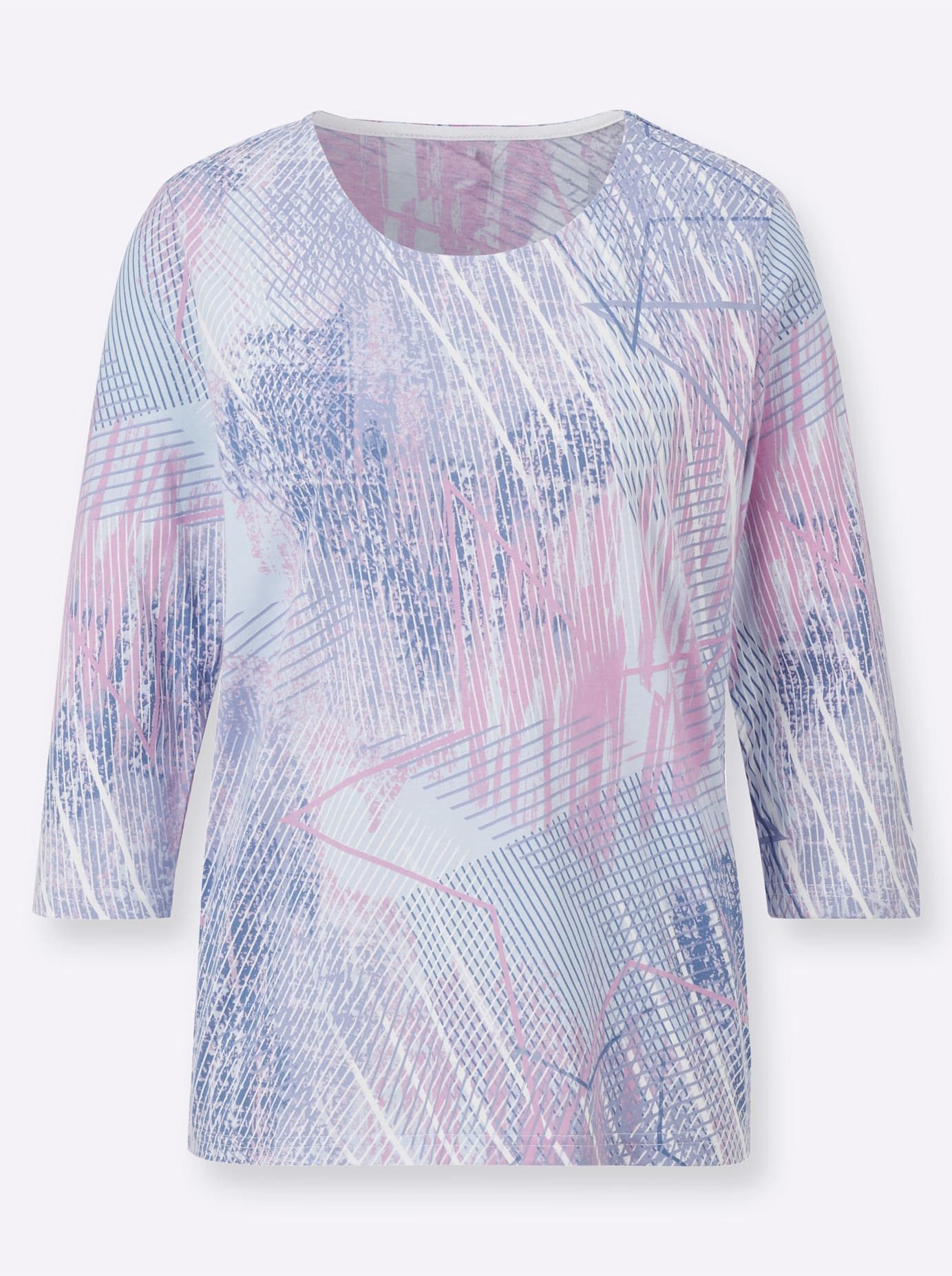 Classic Basics Shirt met 3/4 mouwen Shirt met ronde hals (1-delig)