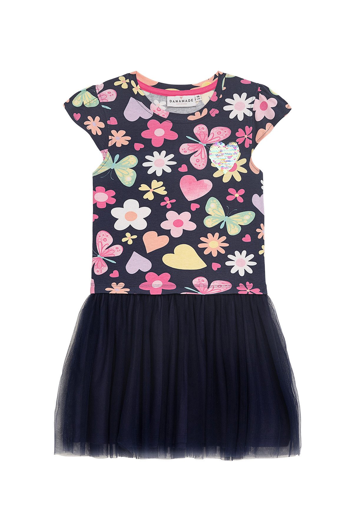 OTTO Danamade Tulen jurk DANAMADE Dresses DIASMINA meisjes jurken maat 140 blauw