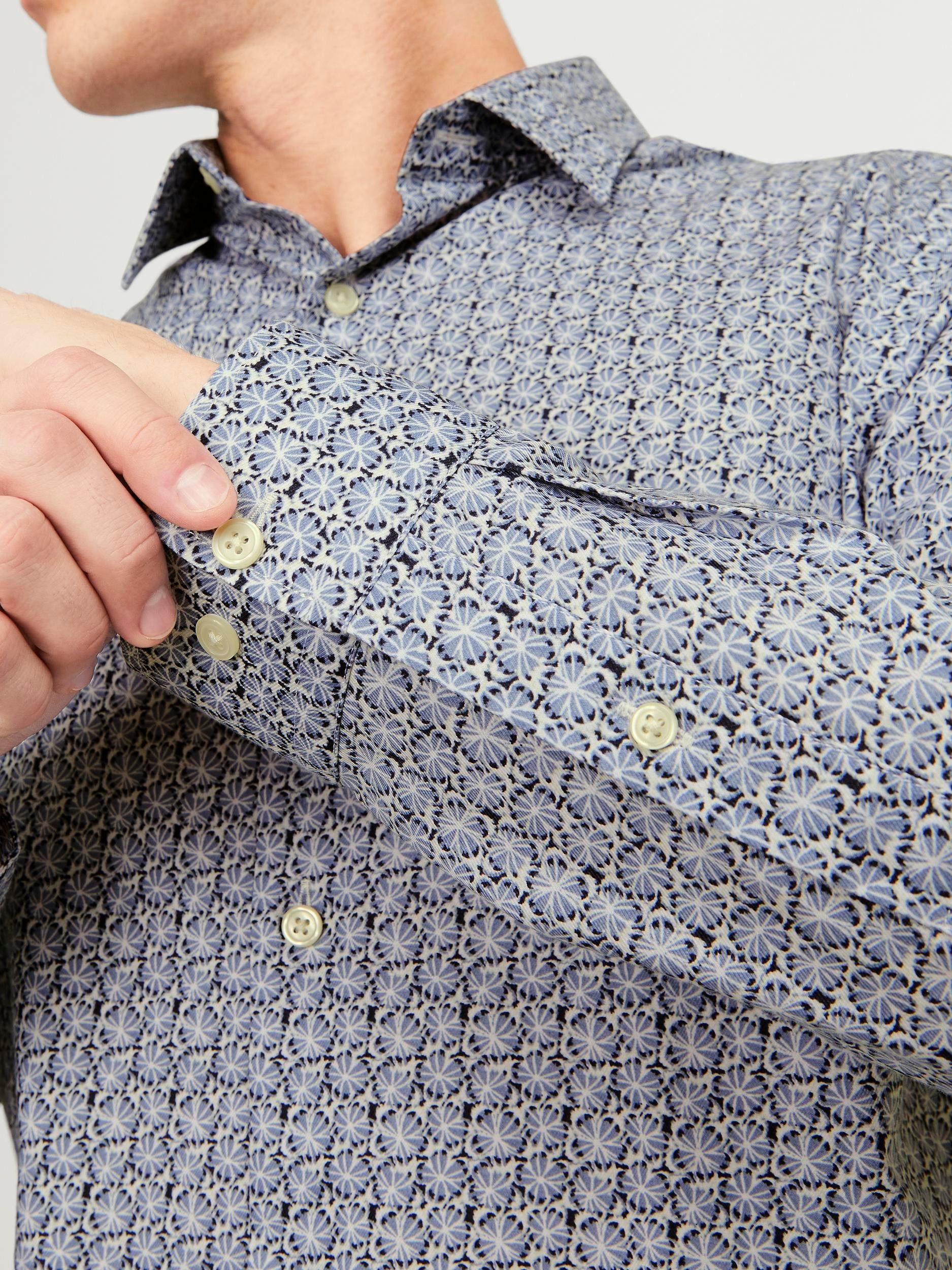 Jack & Jones Overhemd met lange mouwen JPRBLANORDIC PRINT SHIRT L/S SN